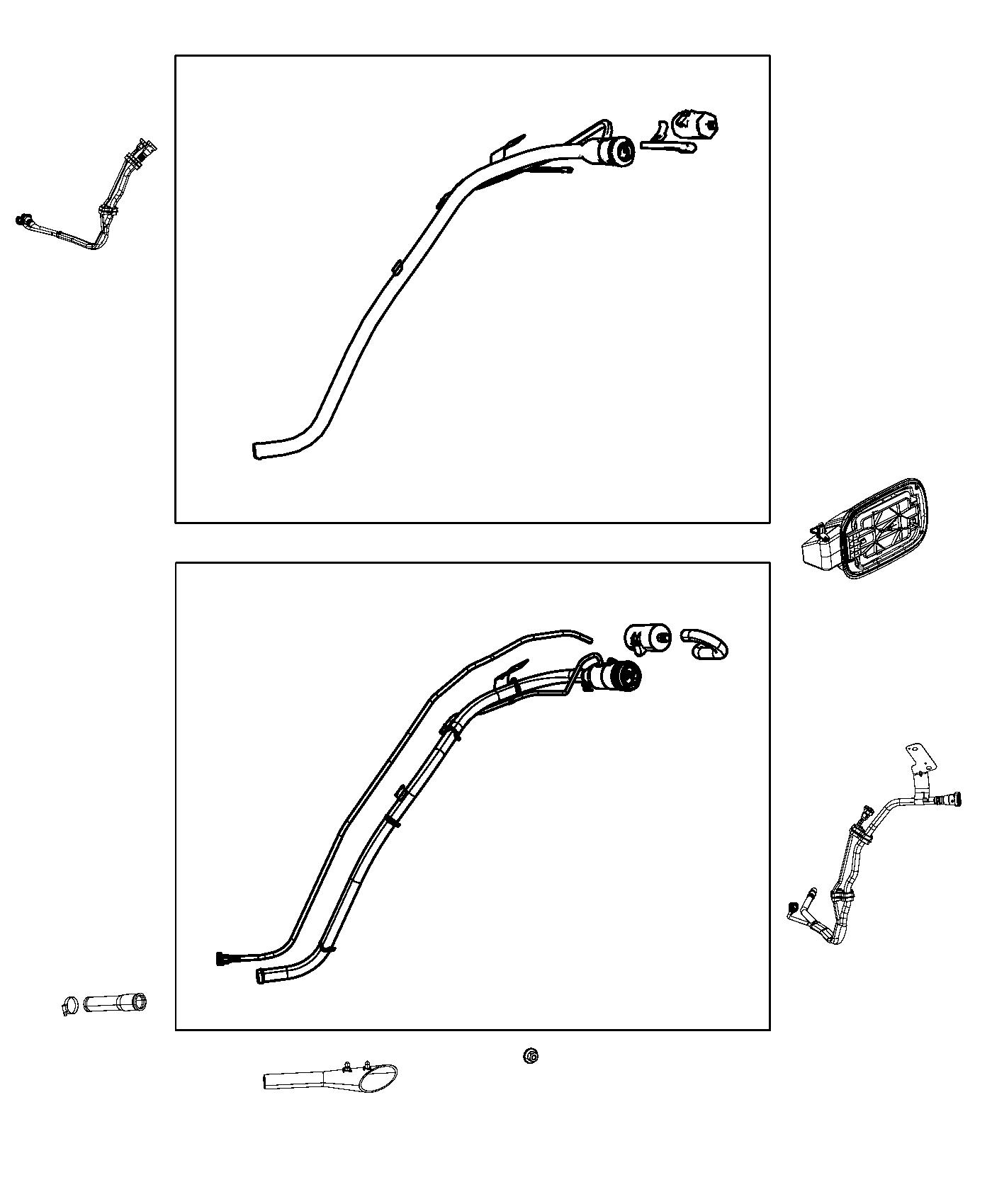 Fuel Tank Filler Tube. Diagram