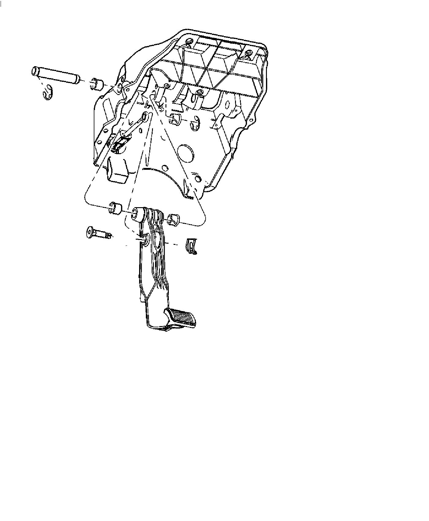 Diagram Pedal,Clutch. for your 2013 Ram 3500   