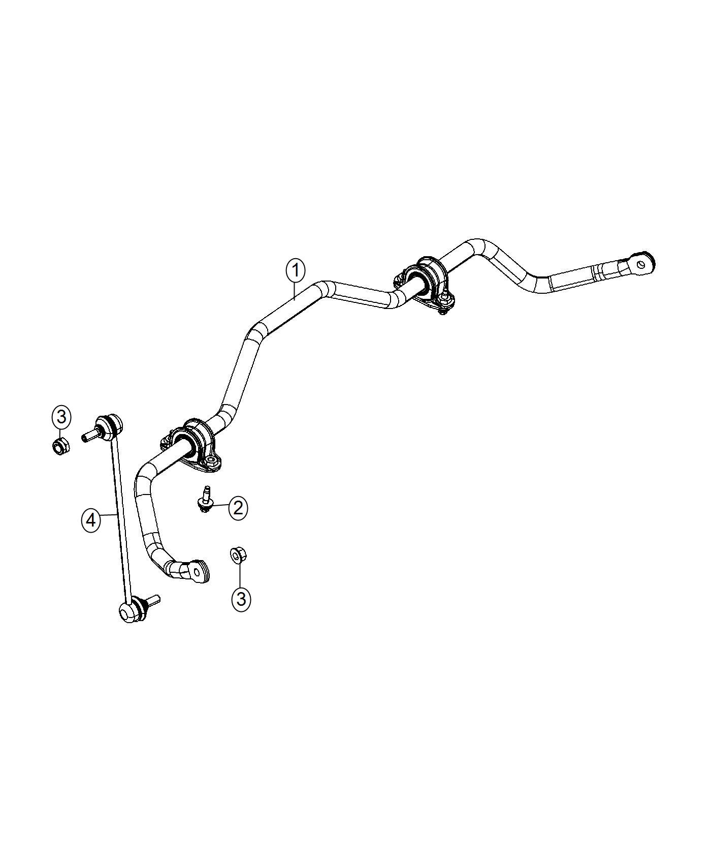 Stabilizer Bar, Front. Diagram