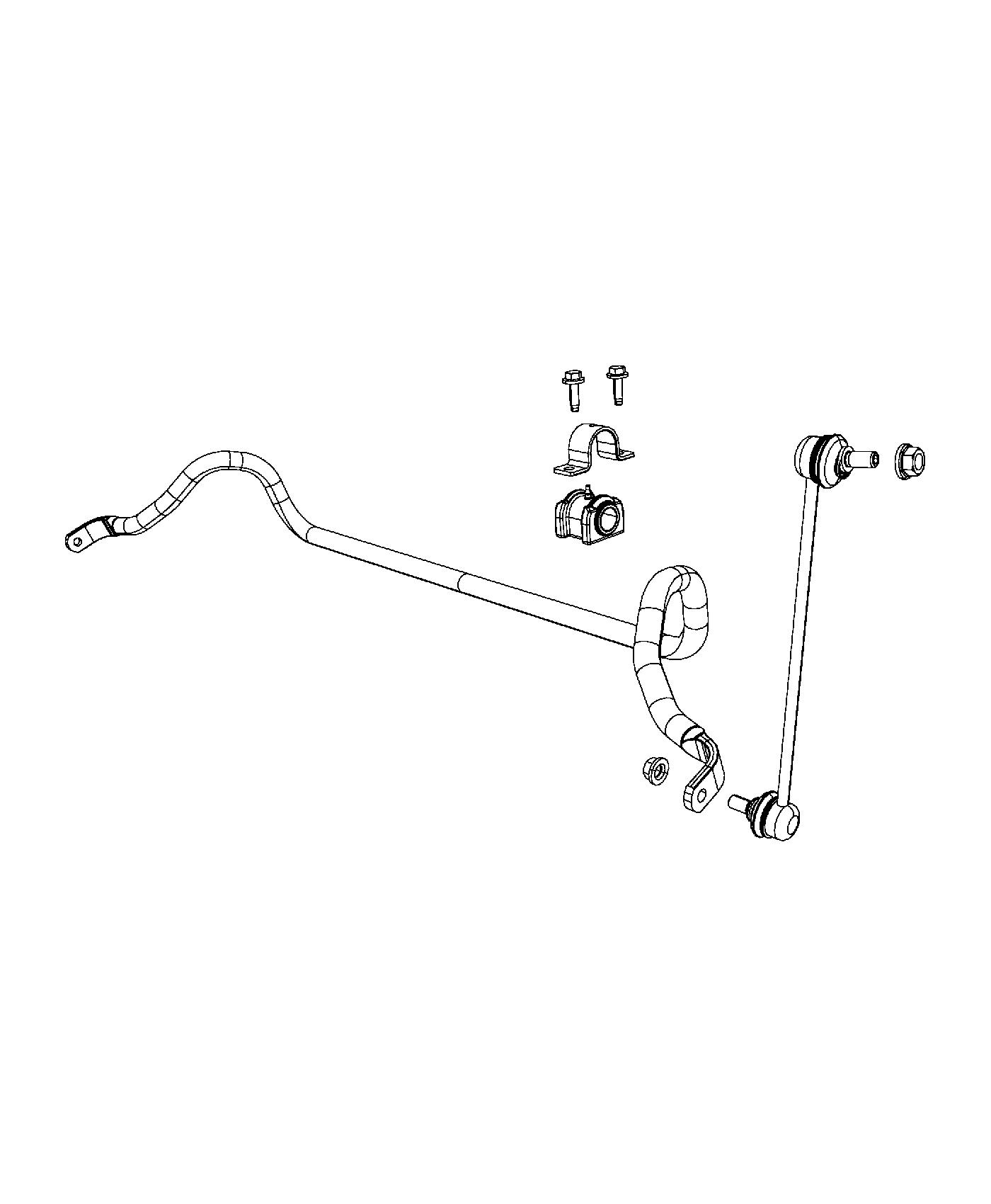 Diagram Stabilizer Bar, Front. for your Jeep Patriot  