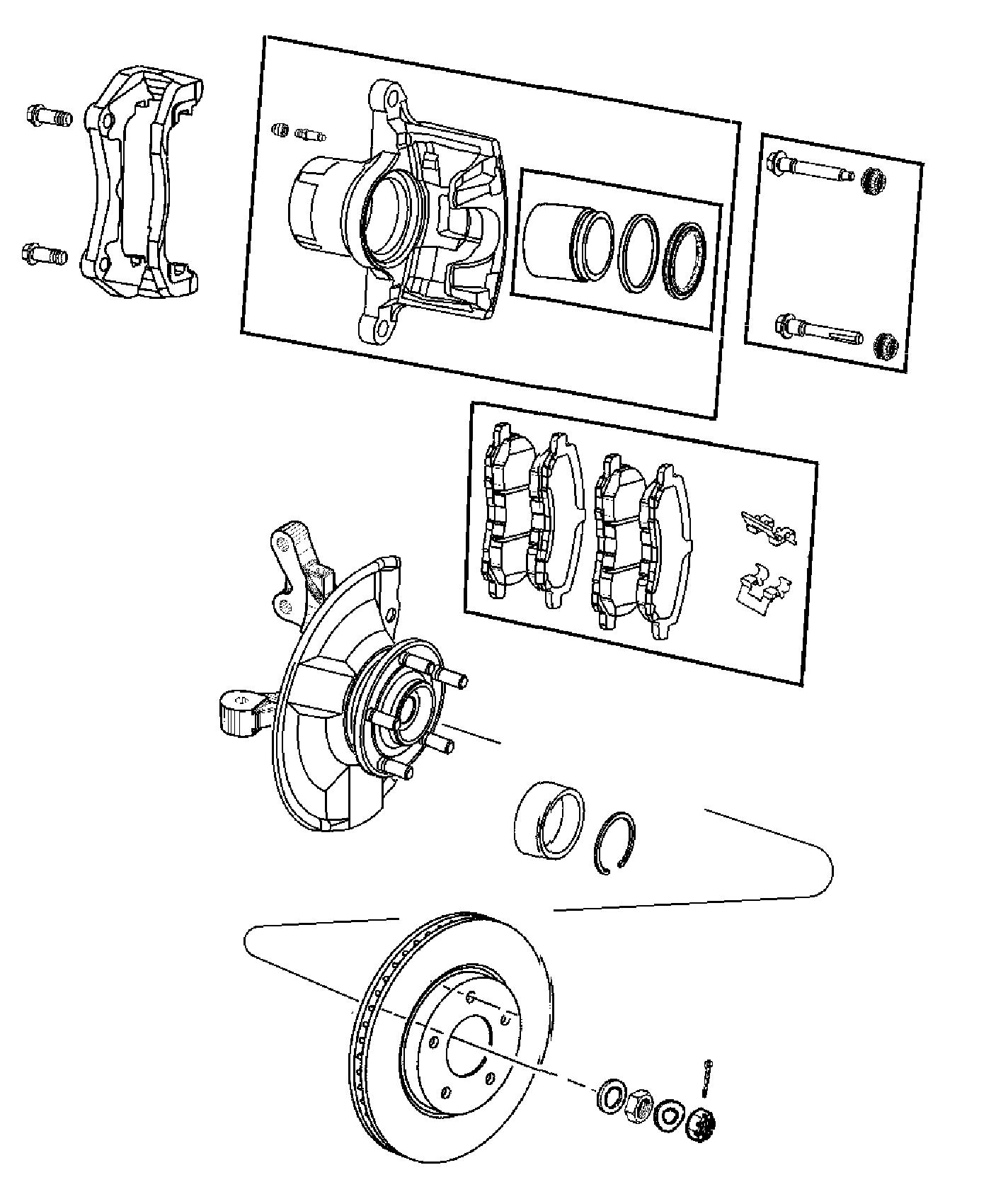 Brakes, Front. Diagram