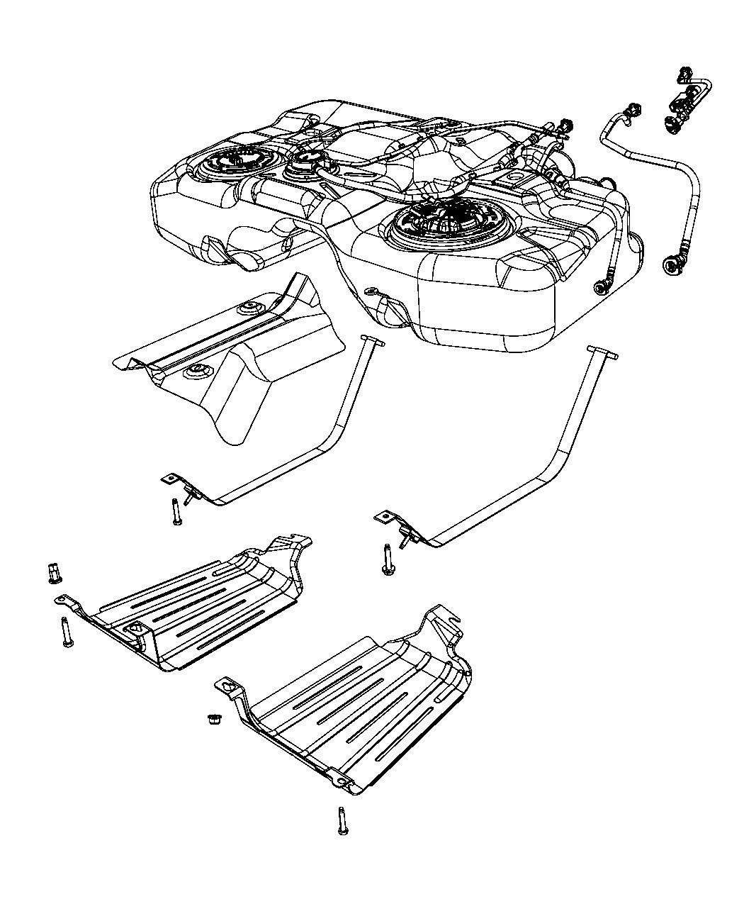 Diagram Fuel Tank. for your 2014 Jeep Patriot   