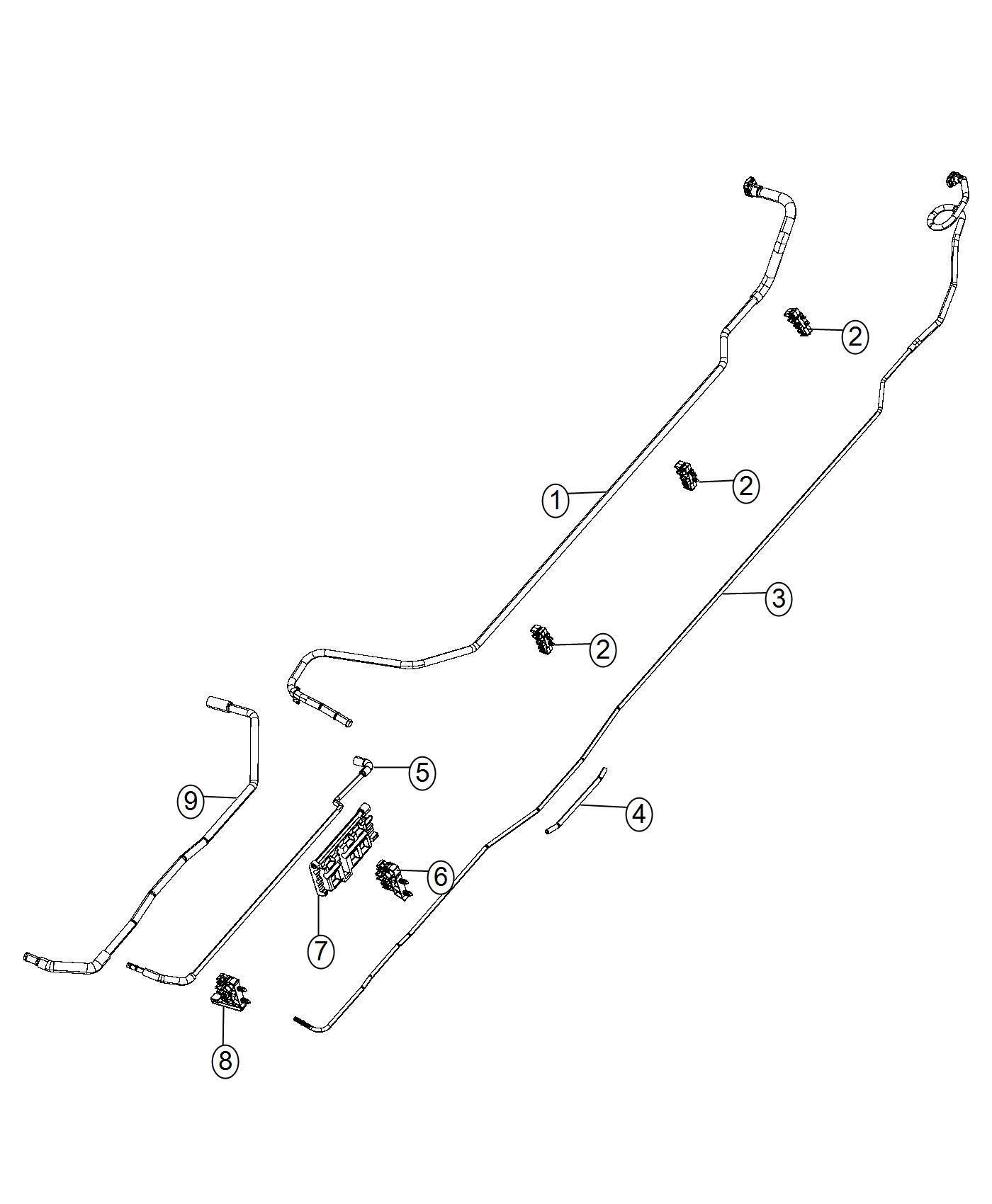 Fuel Lines Rear. Diagram