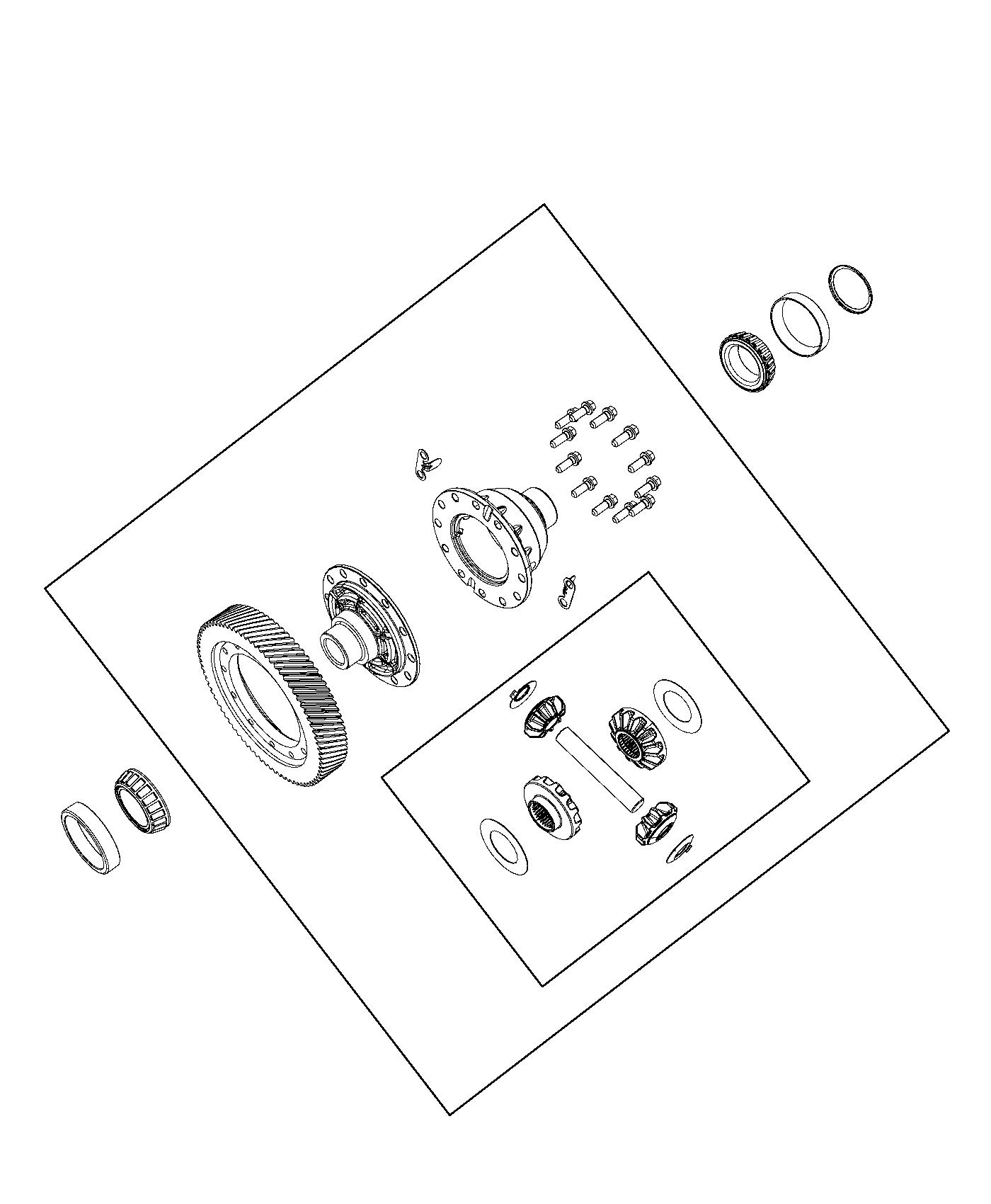 Diagram Differential. for your 2013 Jeep Patriot   