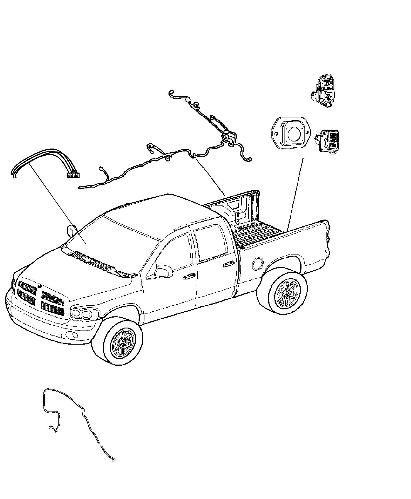 Diagram Wiring, Chassis and Underbody. for your Ram 3500  