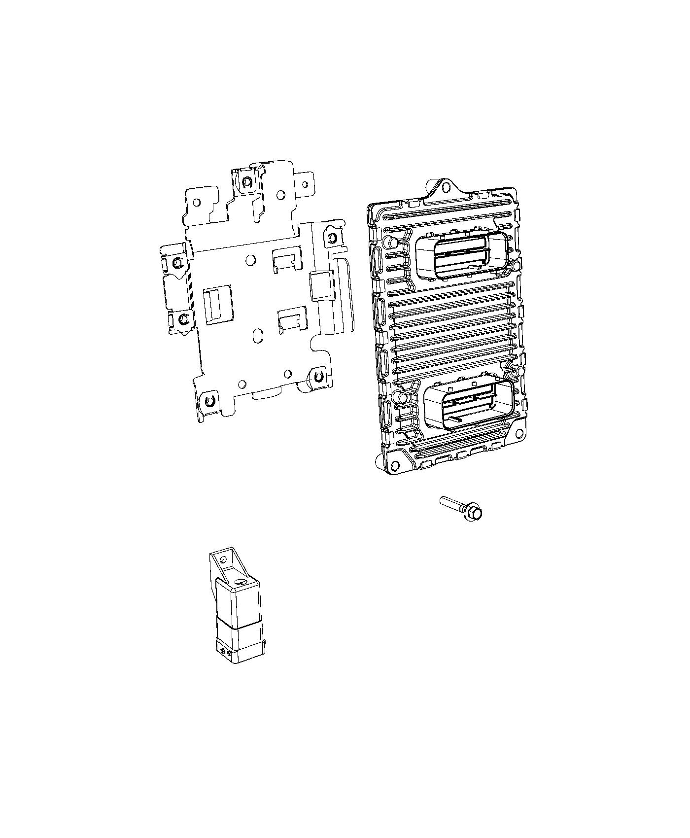 Diagram Modules, Engine Compartment. for your Jeep Grand Cherokee  