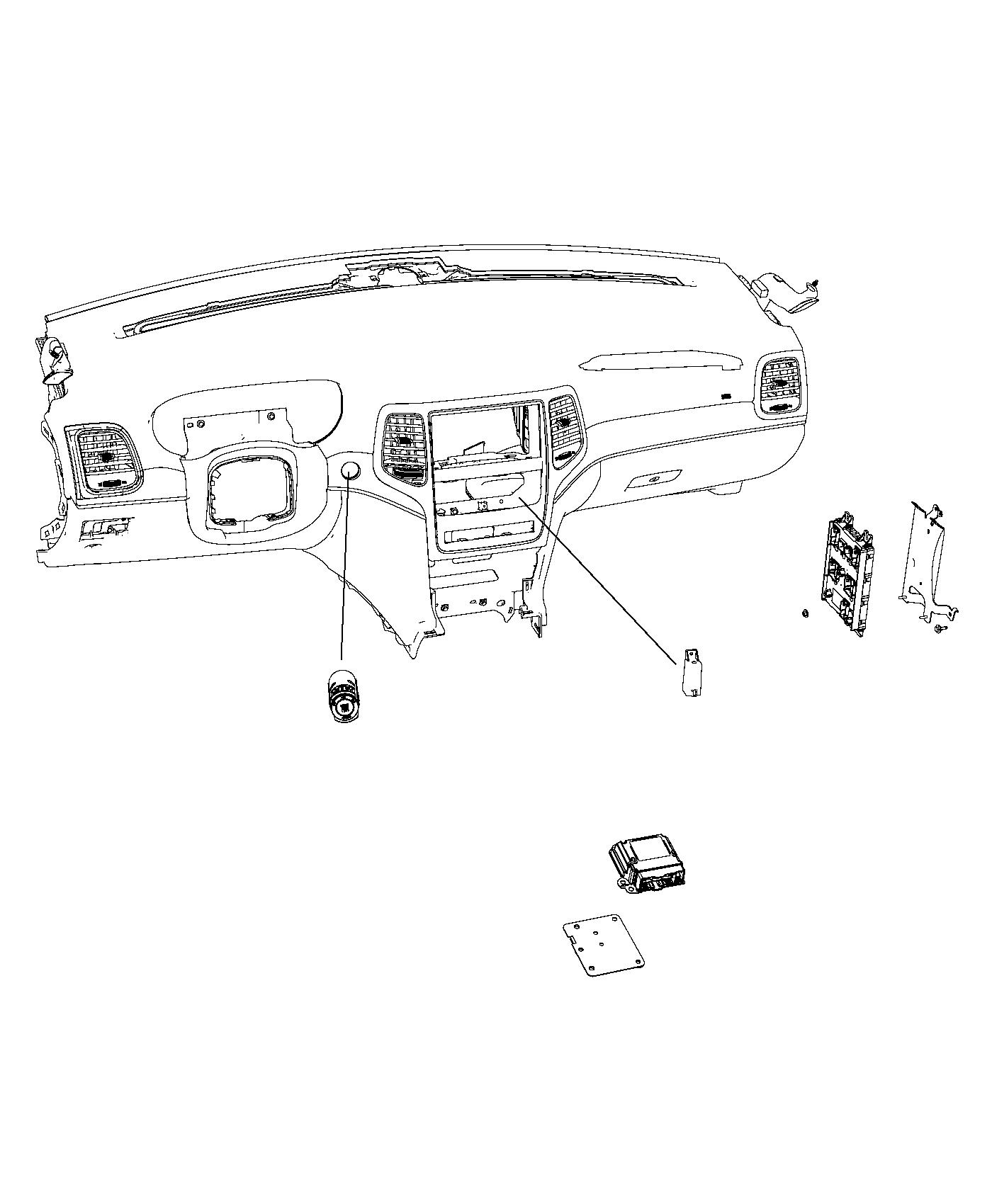 Diagram Modules, Instrument Panel. for your 2000 Chrysler 300  M 