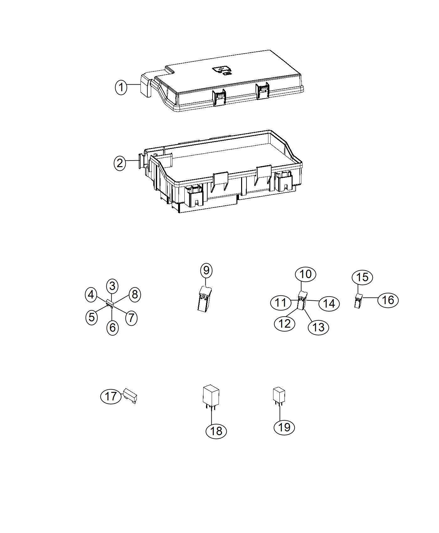 Power Distribution Center. Diagram