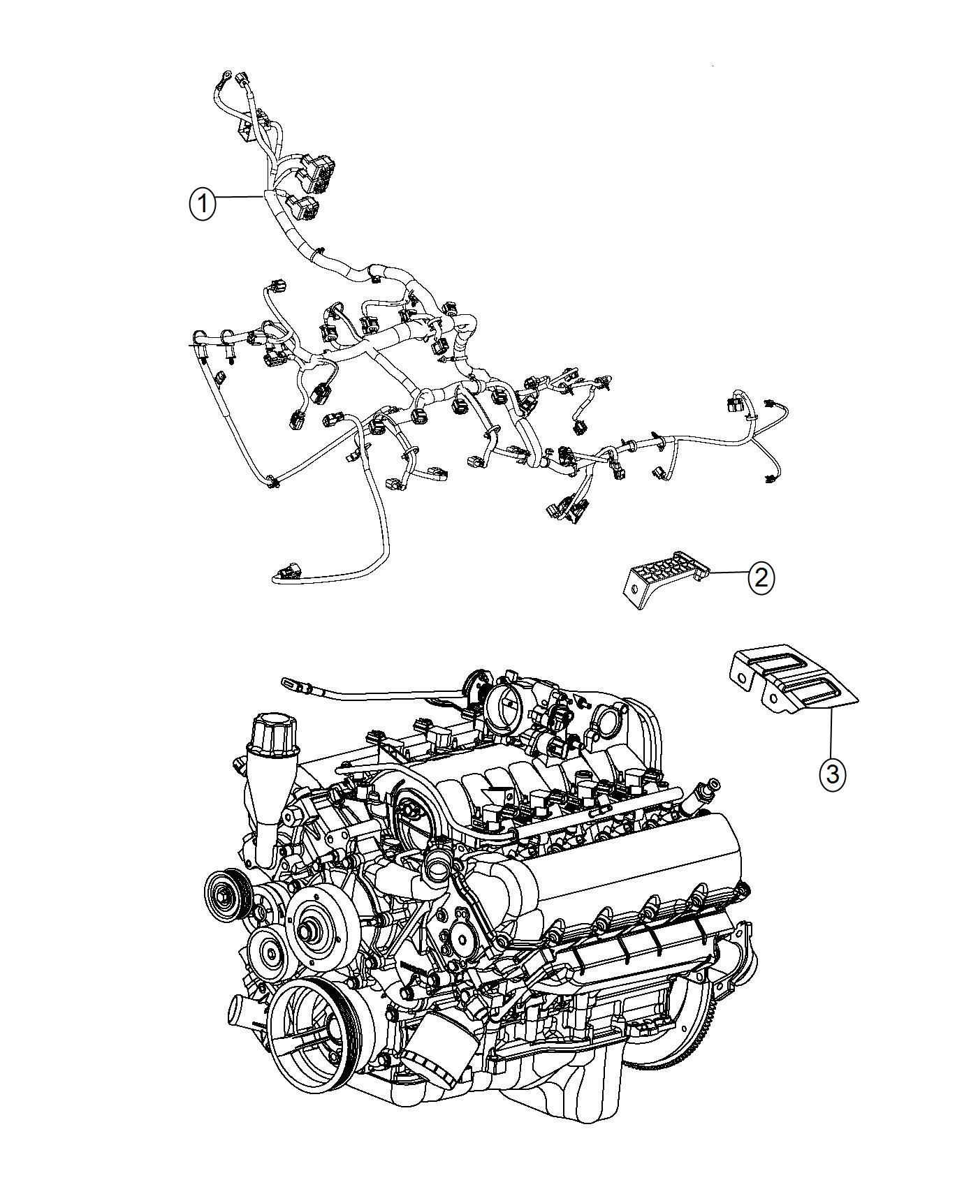 Diagram Wiring, Engine. for your Ram 5500  