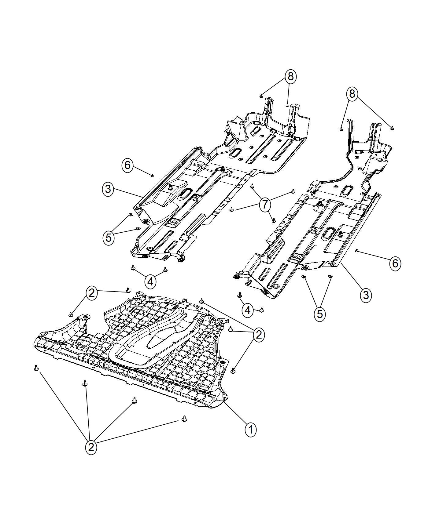 Belly Pans. Diagram