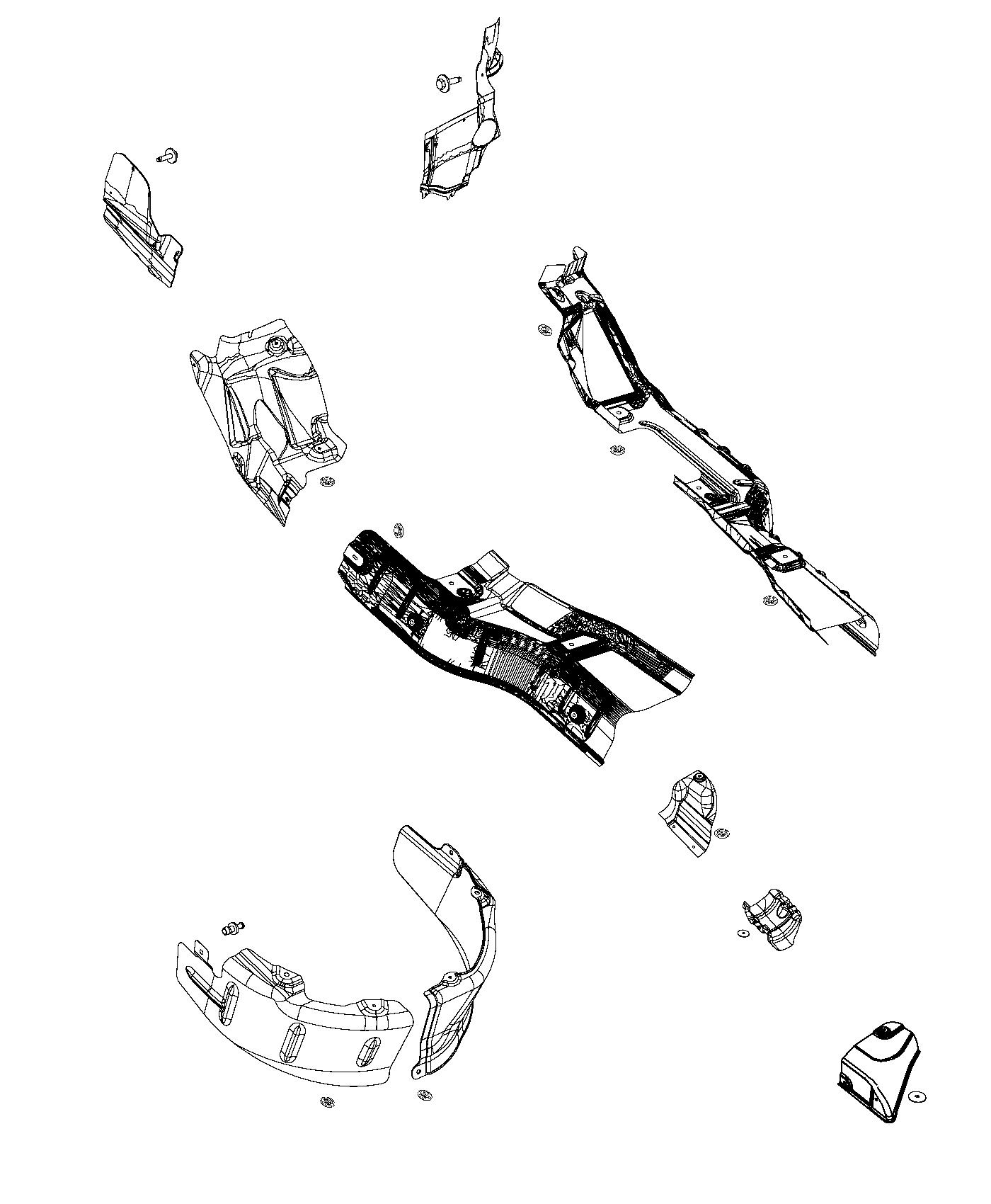 Diagram Exhaust System Heat Shields. for your 2001 Chrysler 300  M 