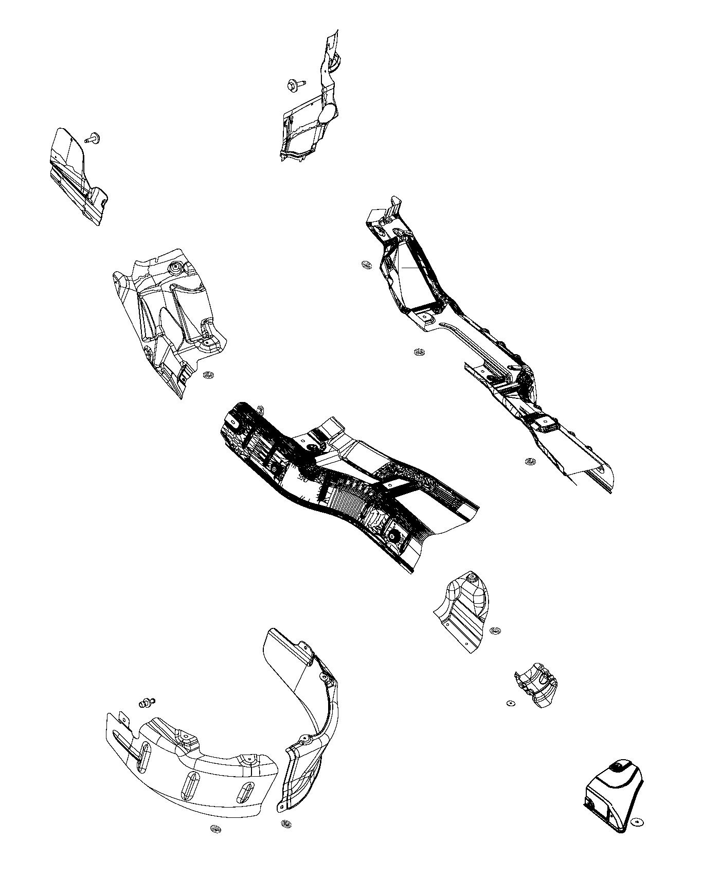 Diagram Exhaust System Heat Shields. for your 2001 Chrysler 300  M 