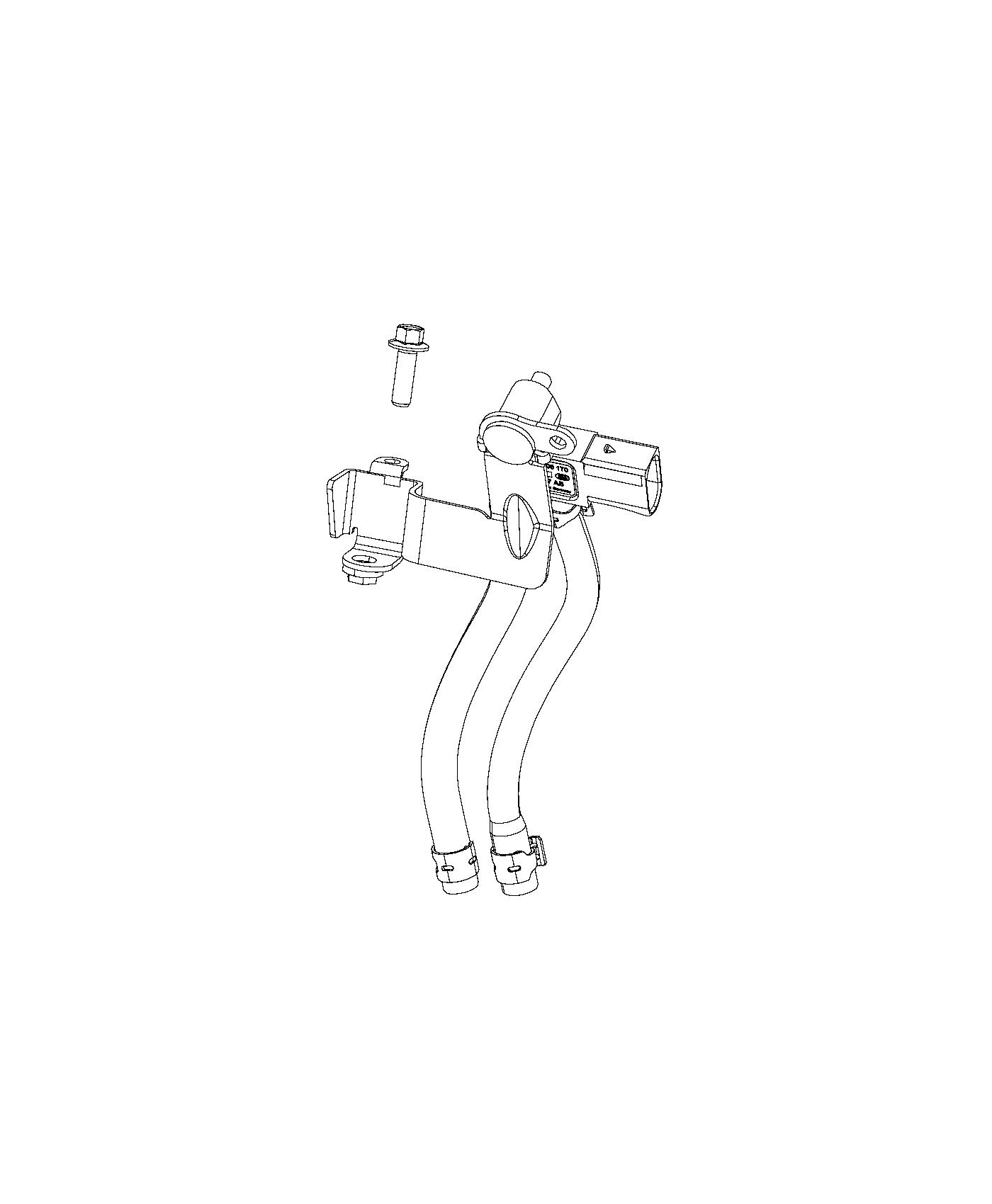 Diagram Differential Exhaust Pressure System. for your 2024 Jeep Compass  High Altitude 