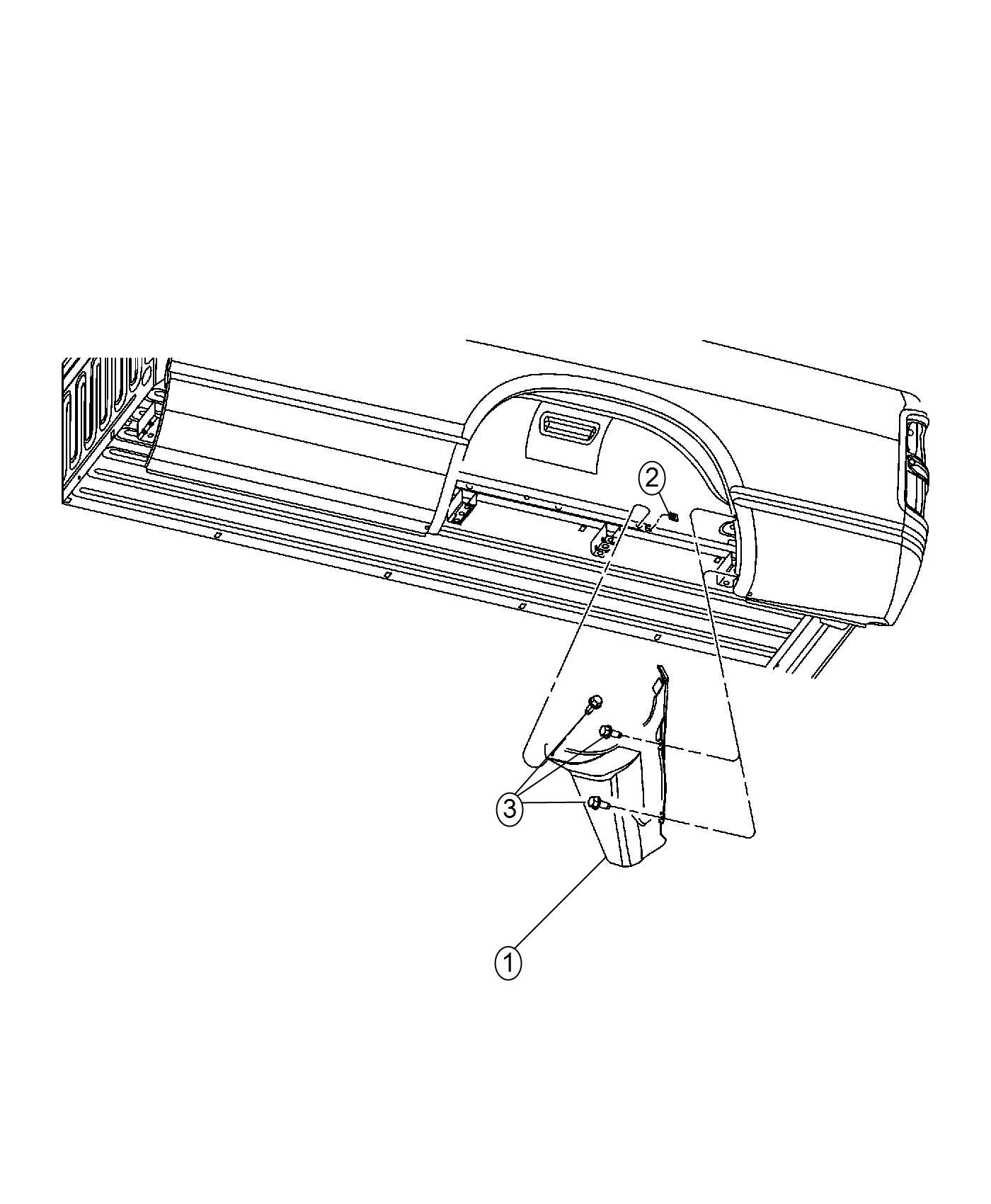 Rear Wheelhouse Shields. Diagram