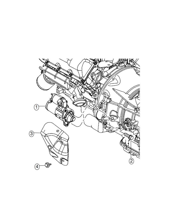 Starter and Related Parts. Diagram