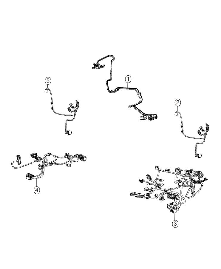 Wiring, Front Seat. Diagram