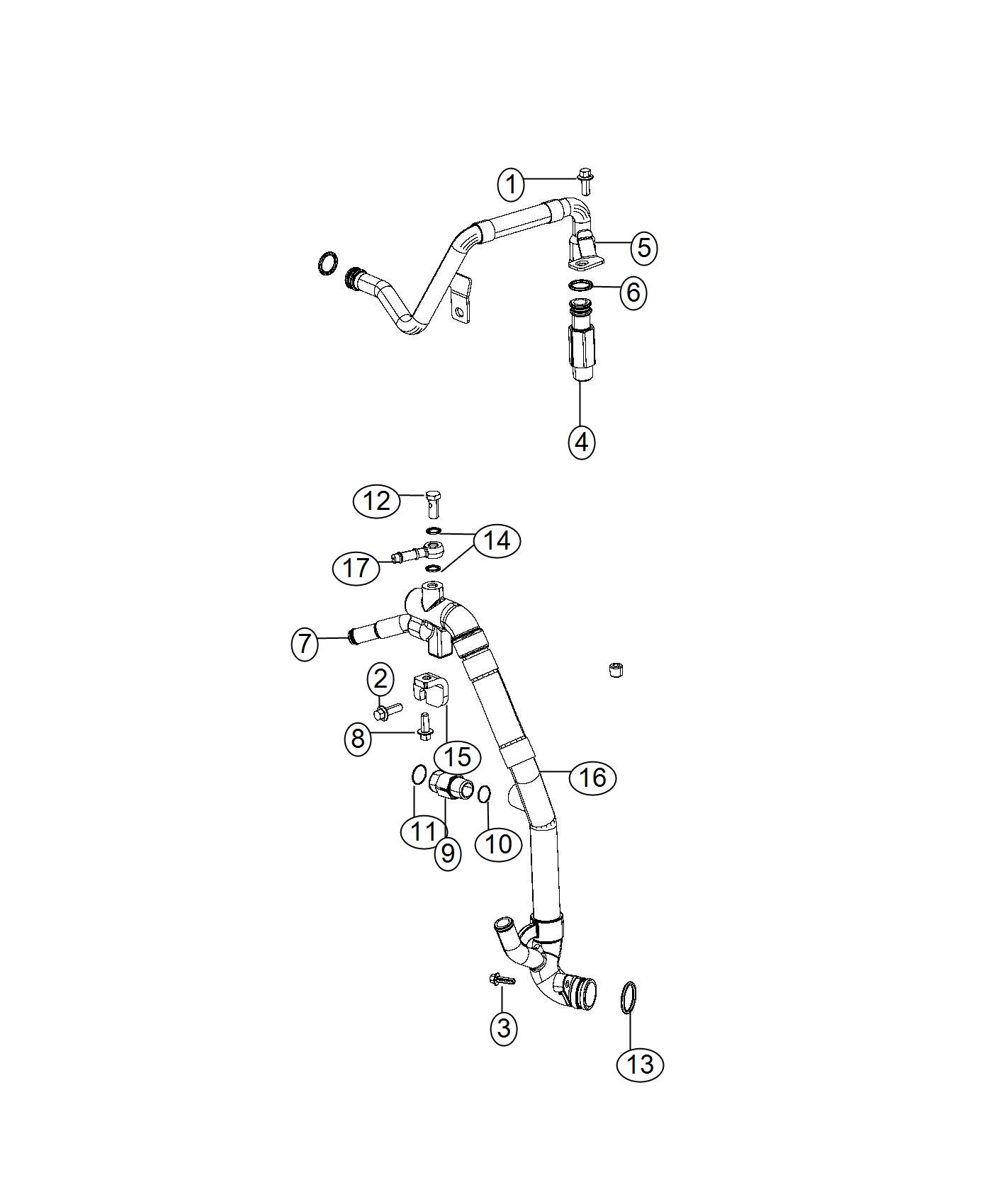 EGR Cooling System. Diagram