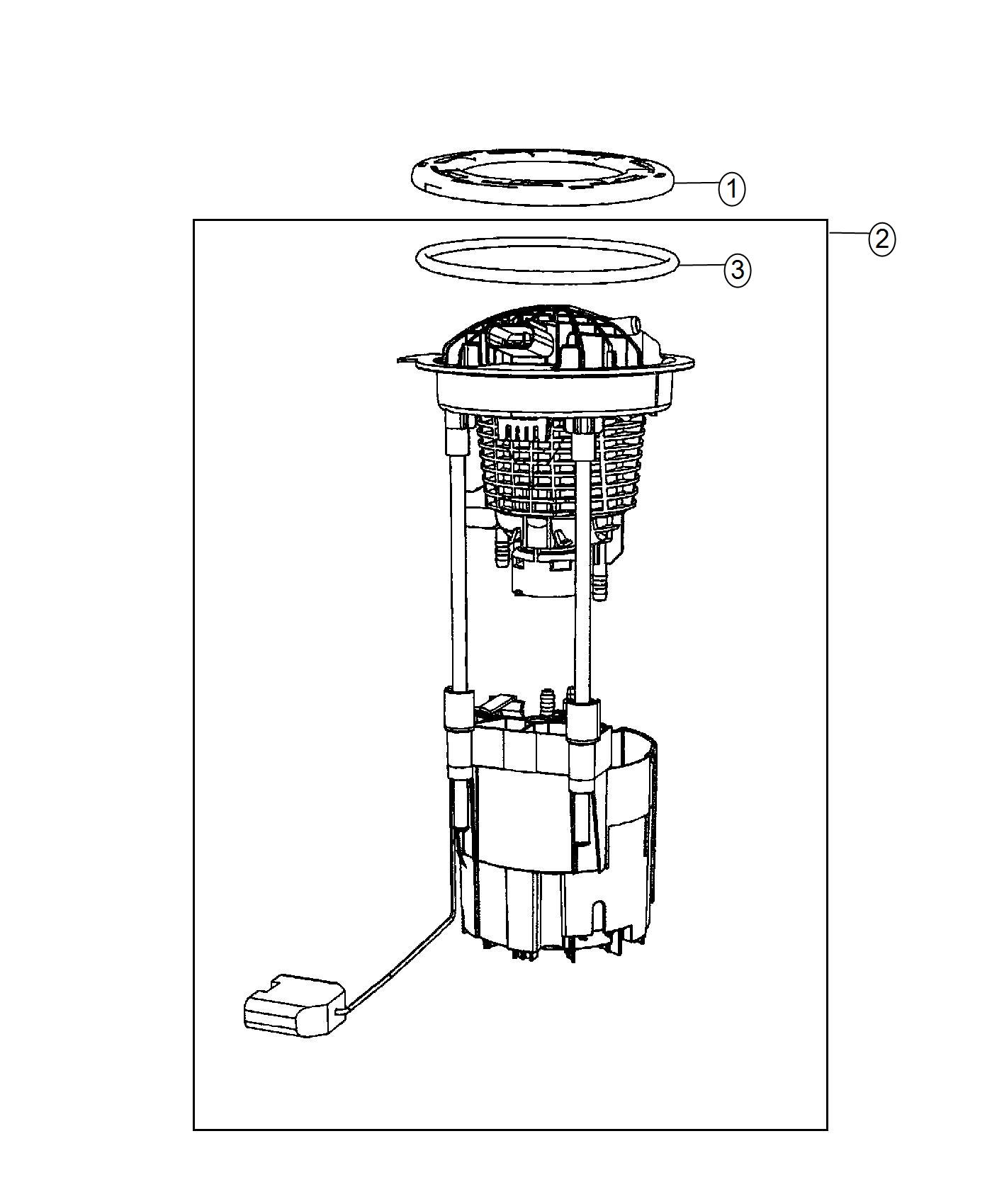 Diagram Fuel Pump Module. for your Chrysler 300  M