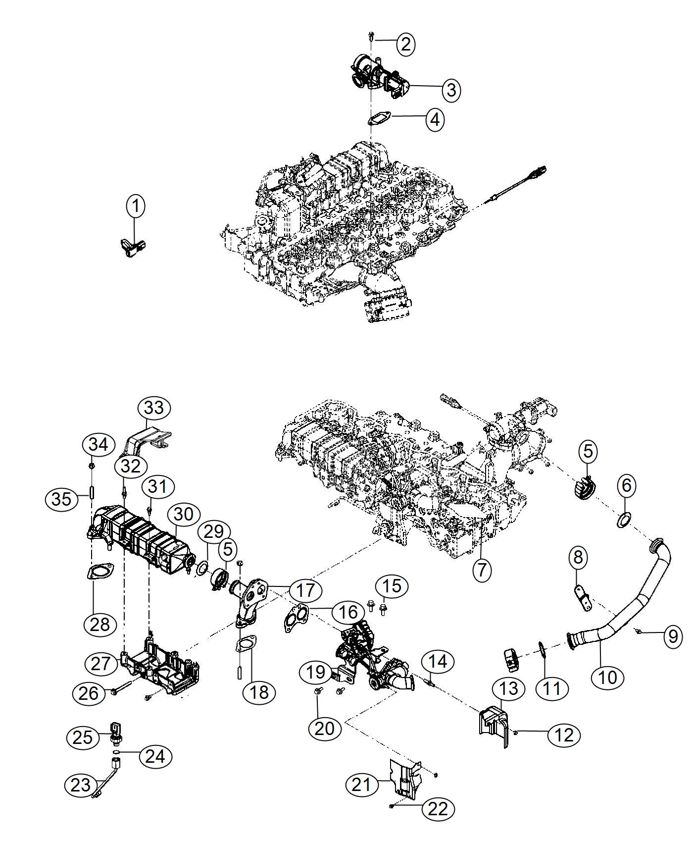 EGR System. Diagram