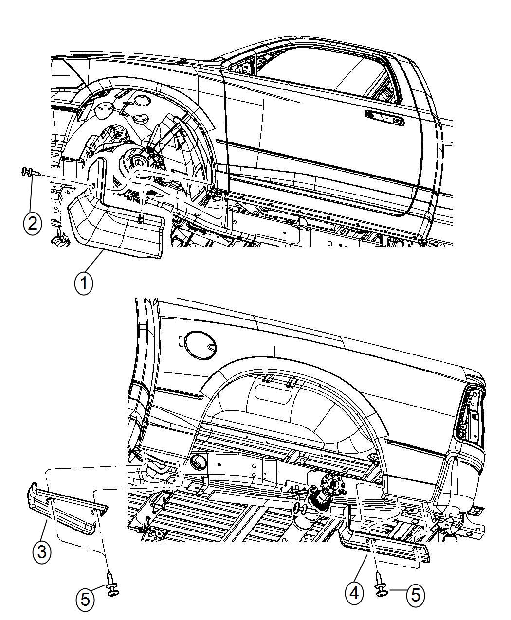 Diagram Fender Guards. for your Ram 2500  