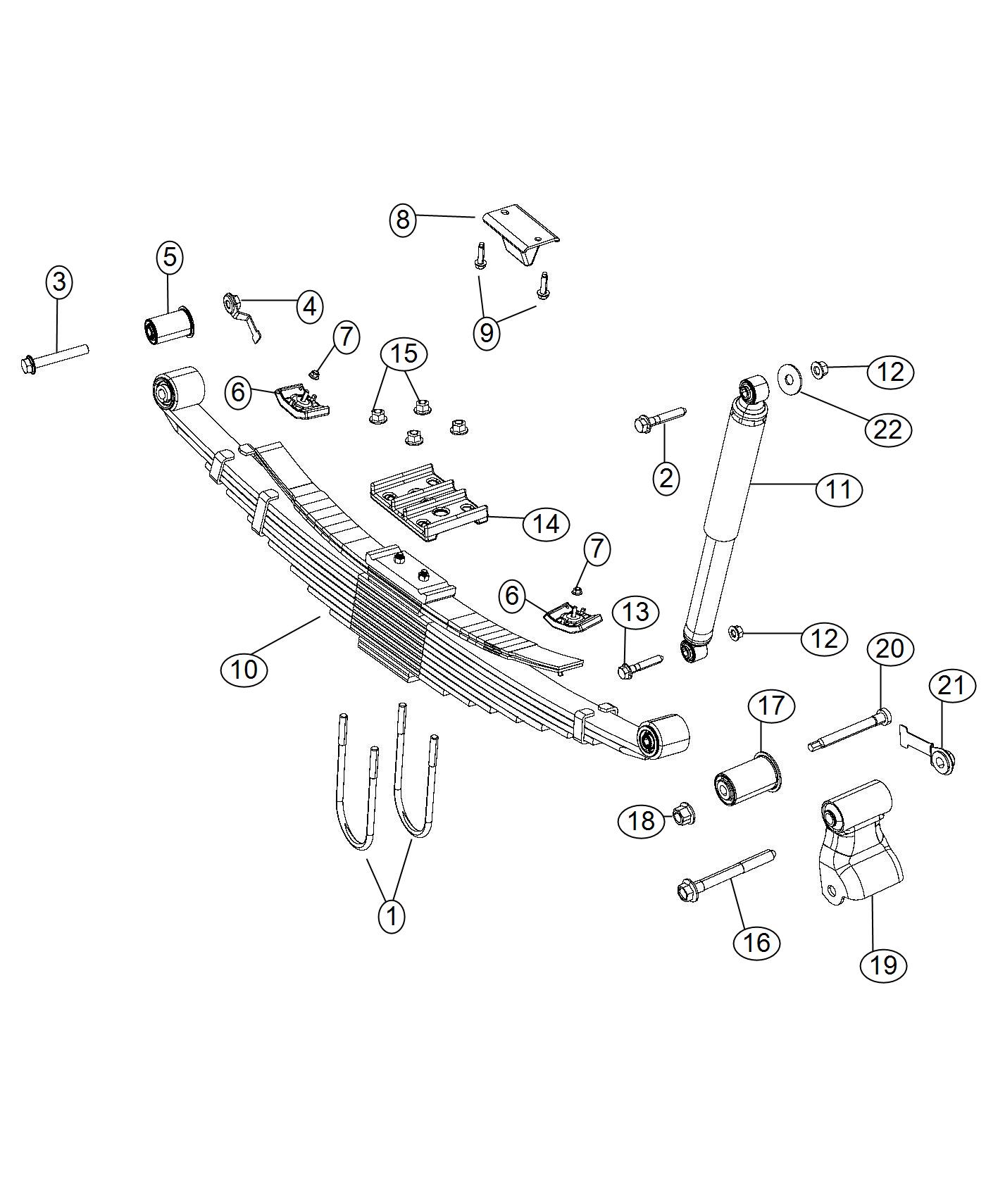 Diagram Suspension, Rear. for your 2009 Dodge Charger   