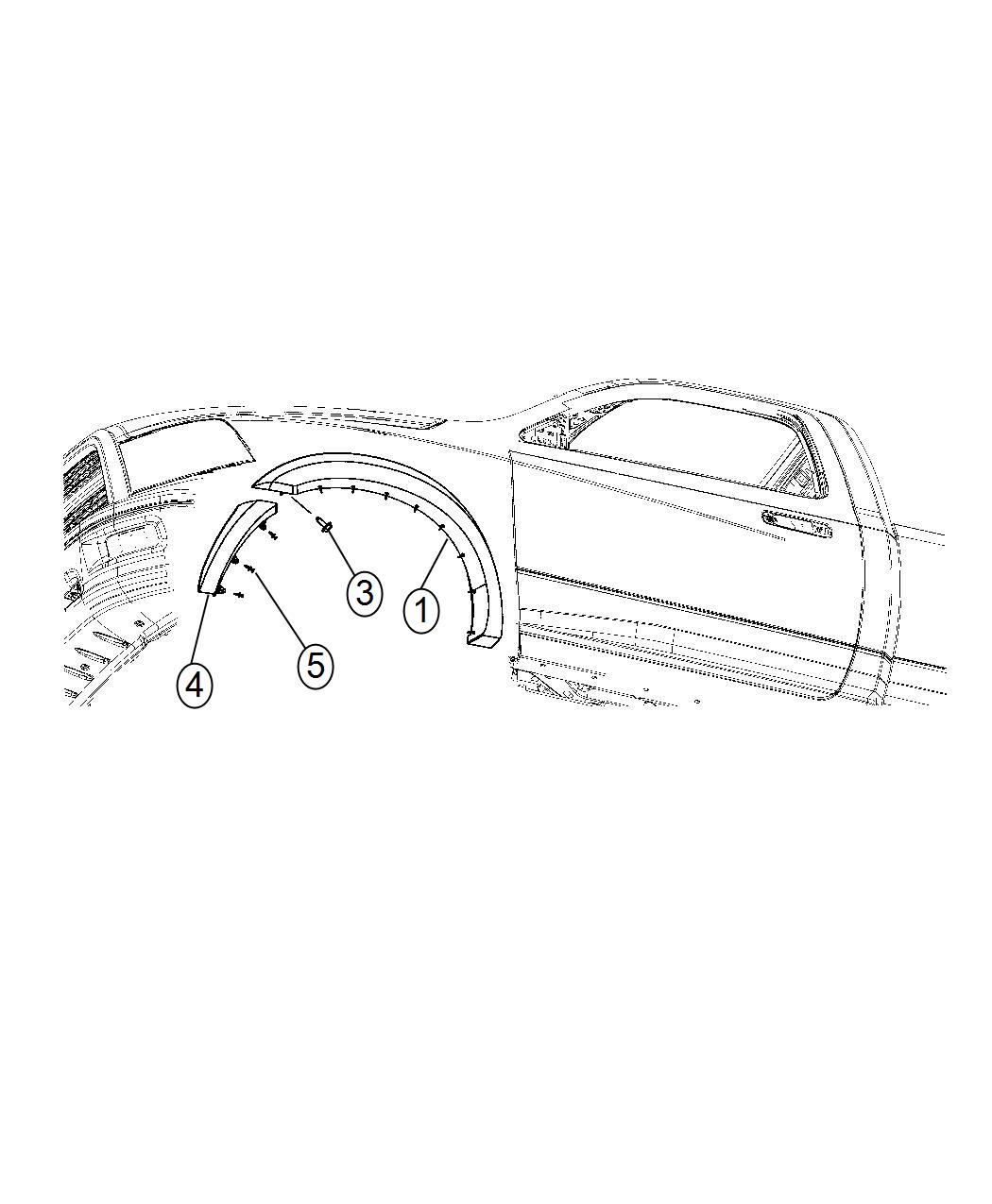 Molding Wheel Opening. Diagram