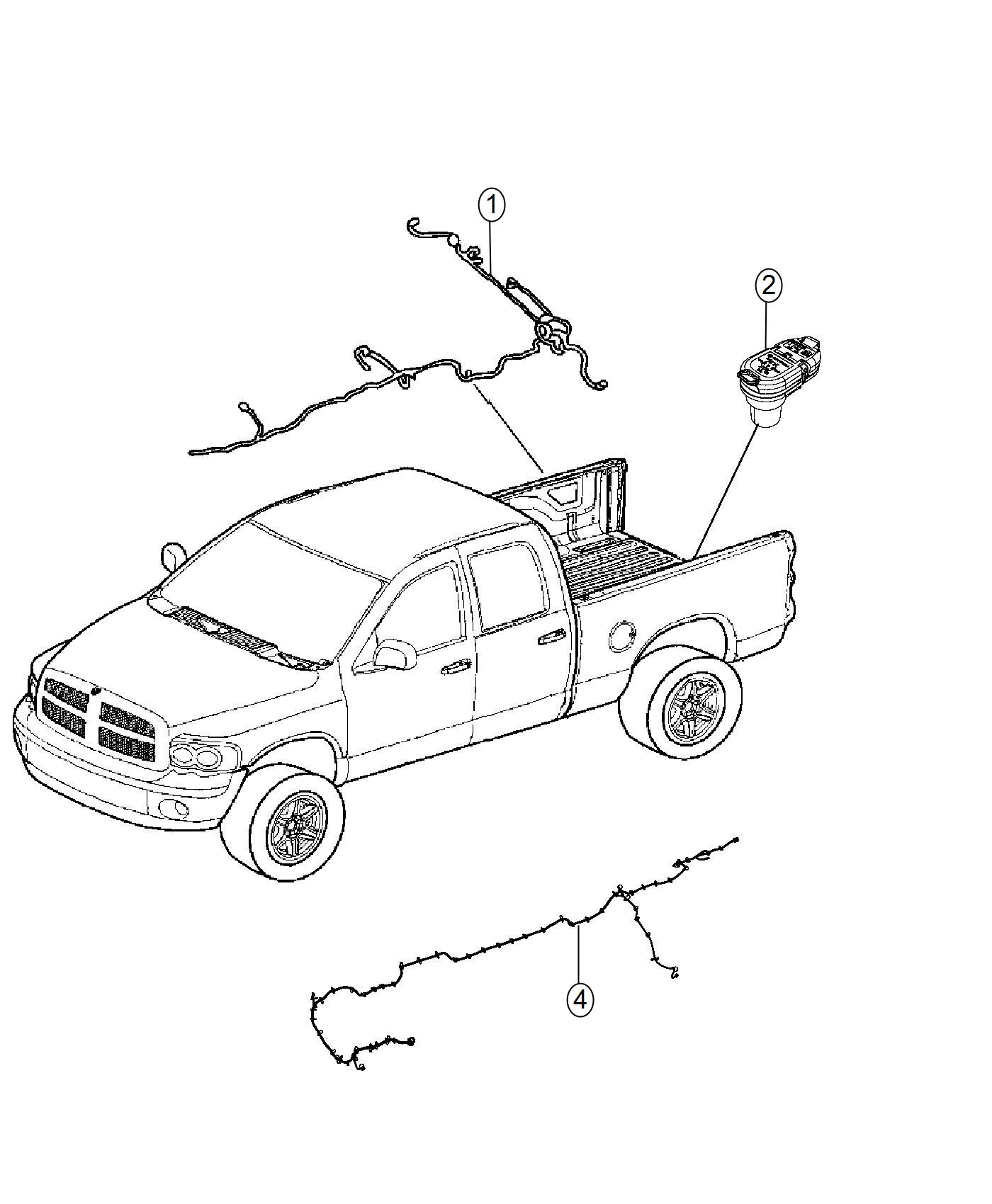 Diagram Wiring Chassis and Underbody. for your Ram 1500  