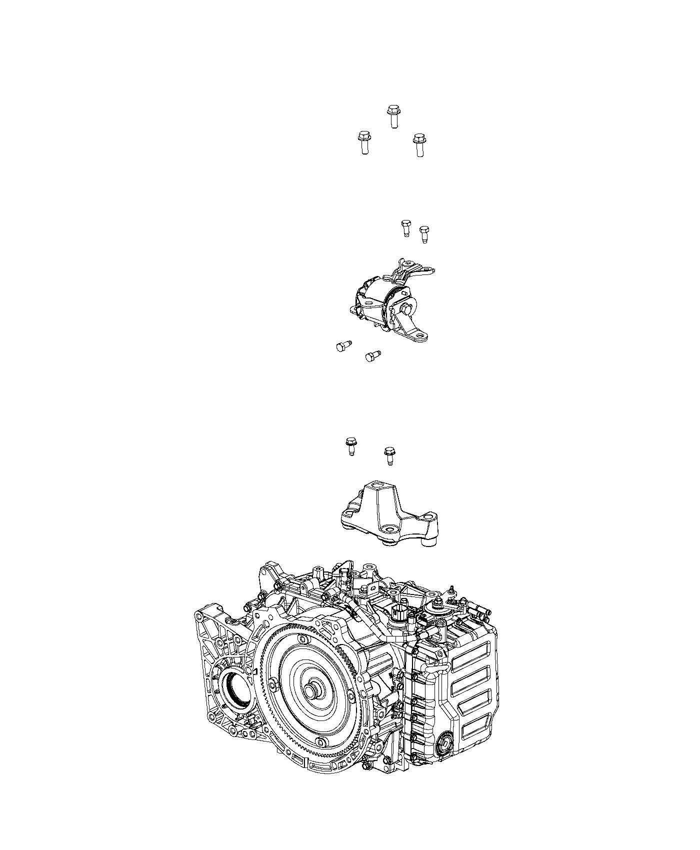 Diagram Mounting Support. for your 2000 Chrysler 300  M 