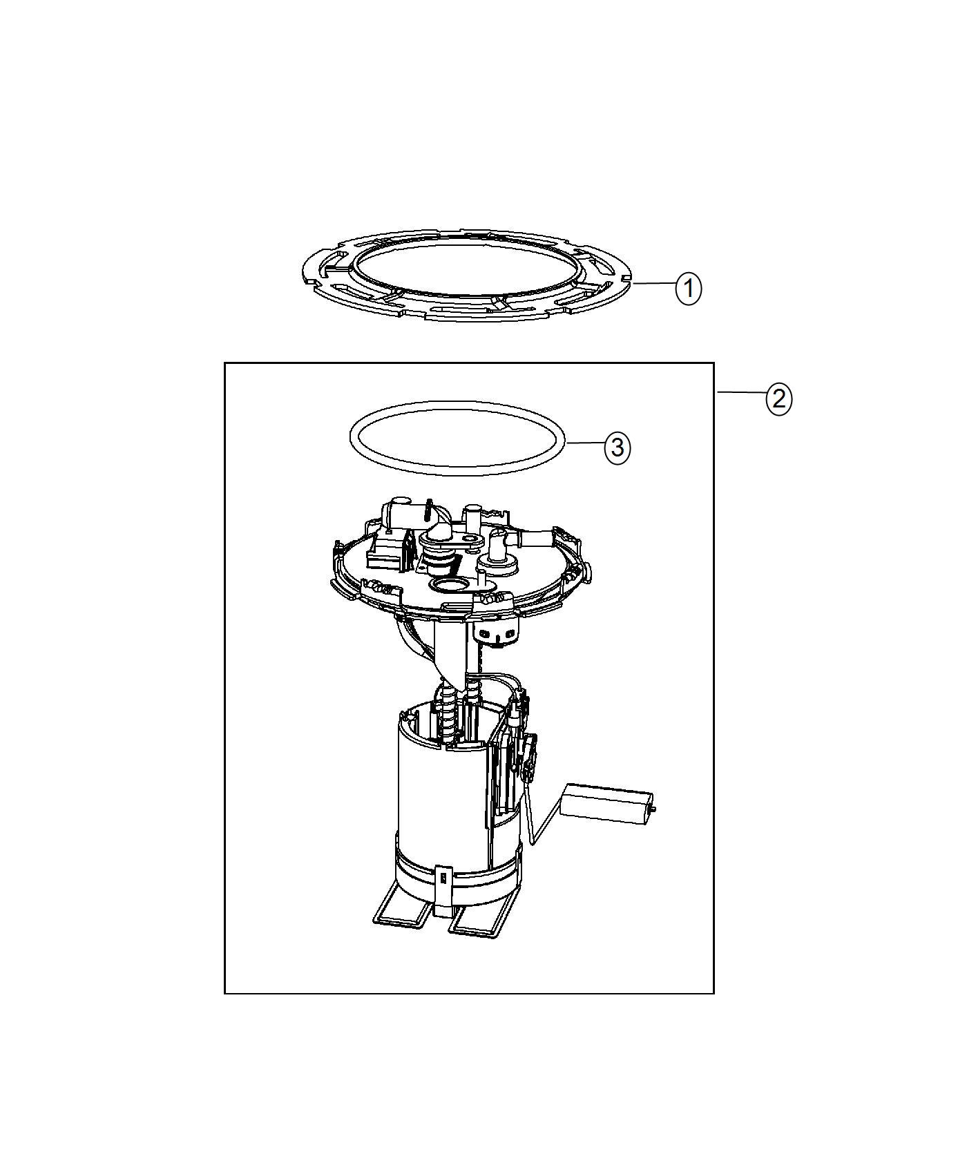 Diagram Fuel Pump. for your 2003 Chrysler 300  M 