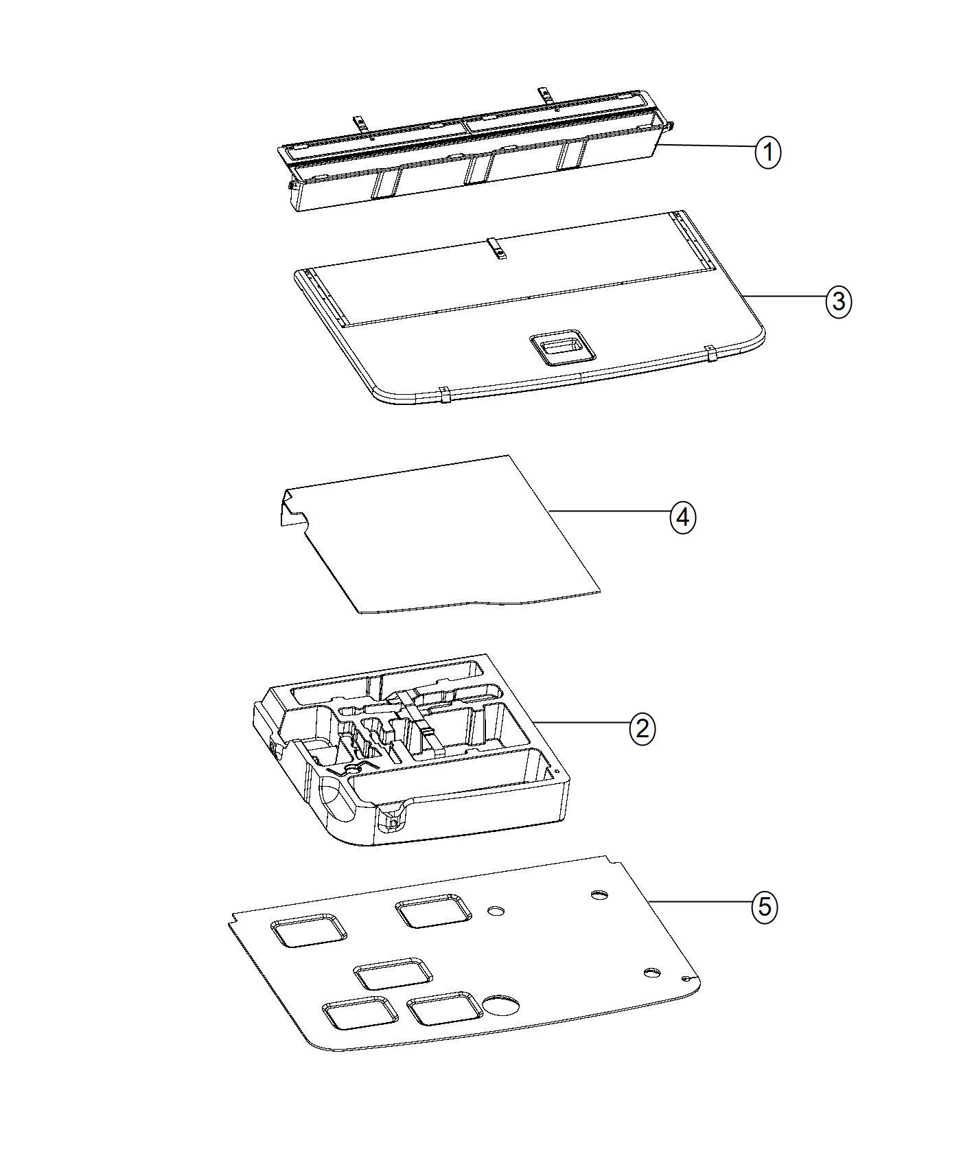 Diagram Carpet And Load Floor - Luggage Compartment. for your Chrysler 300  M