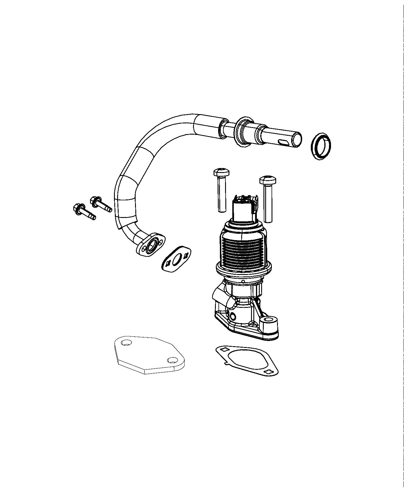 Diagram EGR Valve and Related. for your 2019 Dodge Charger   