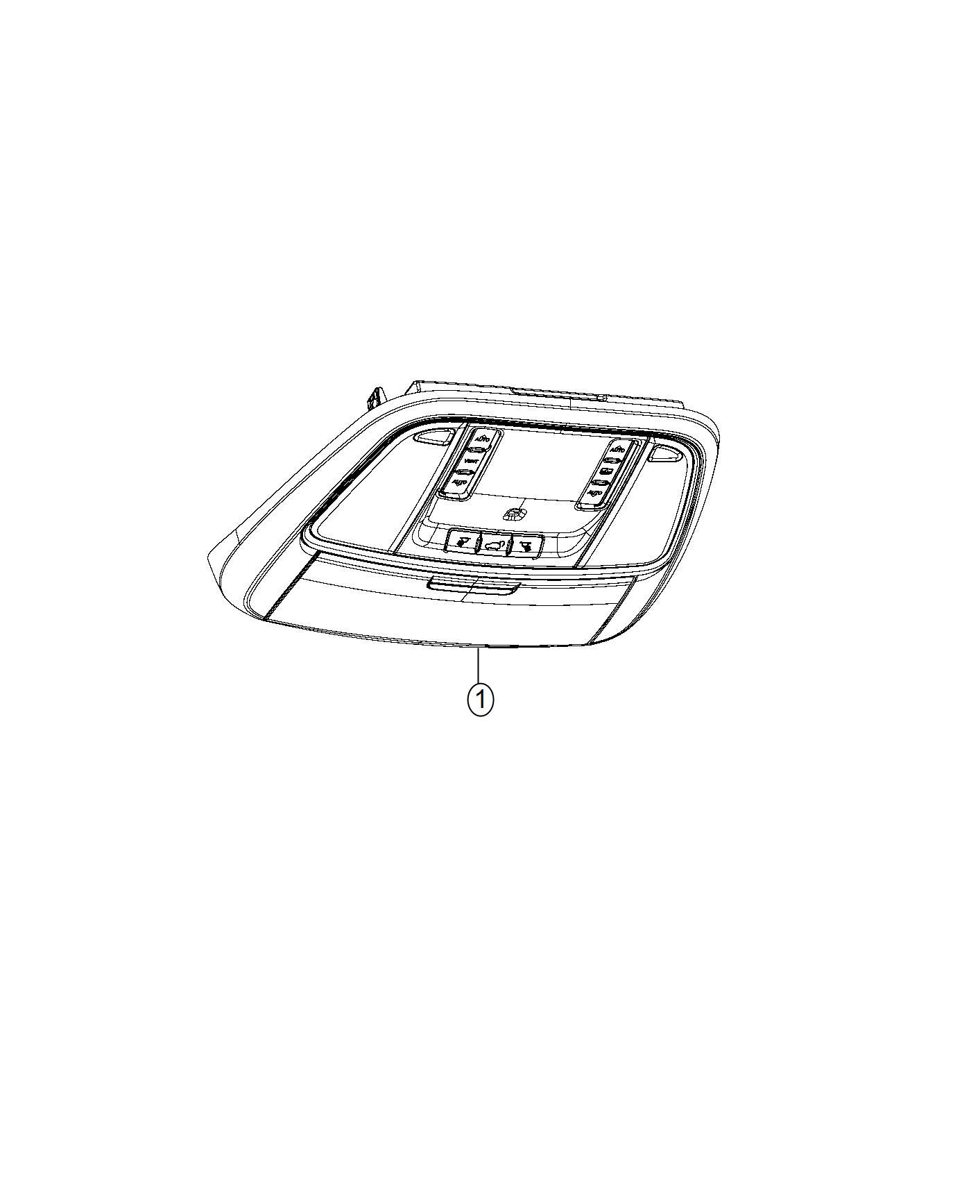 Diagram Overhead Console. for your Dodge Charger  