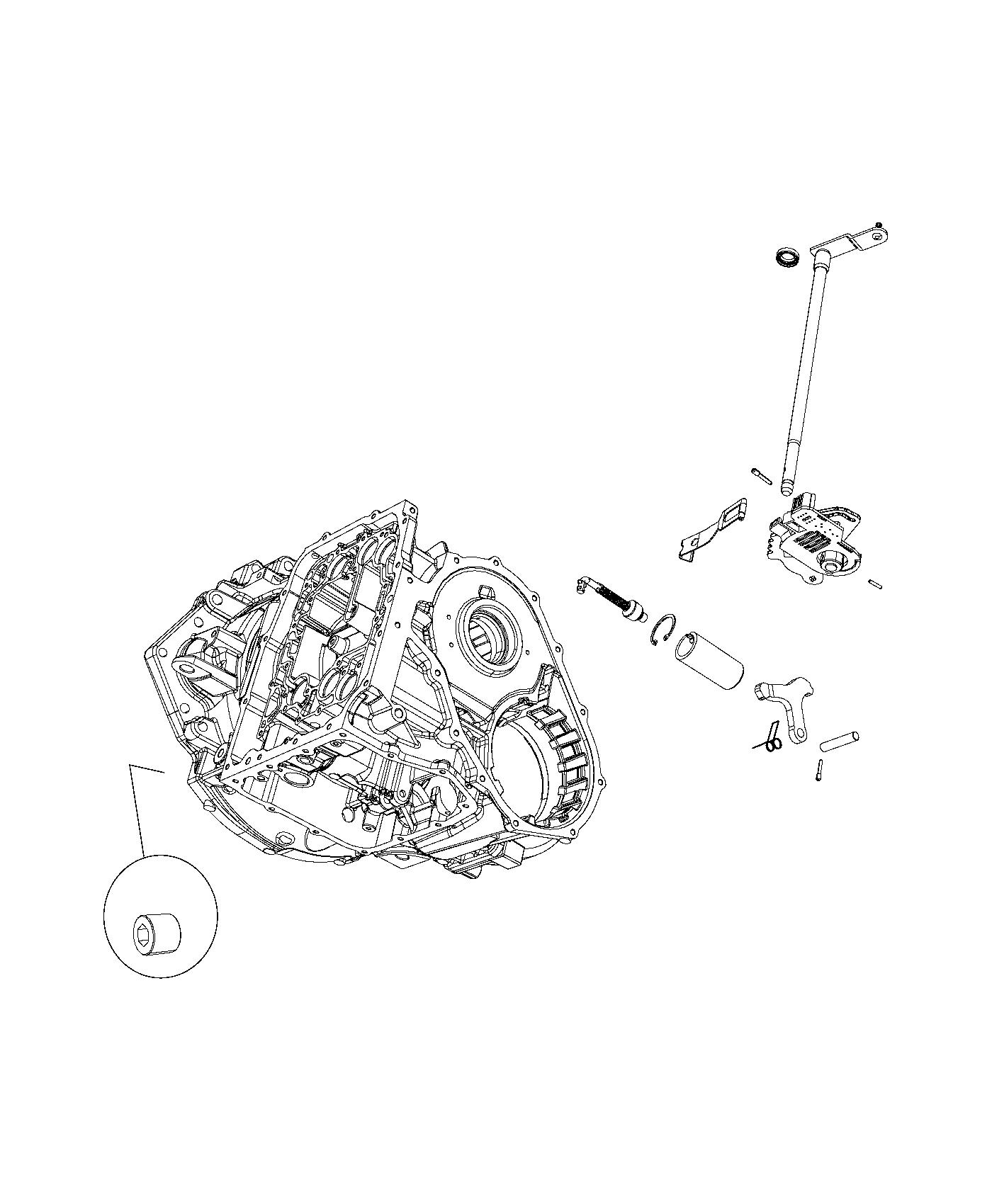 Diagram Parking Sprag And Related Parts. for your Dodge Grand Caravan  