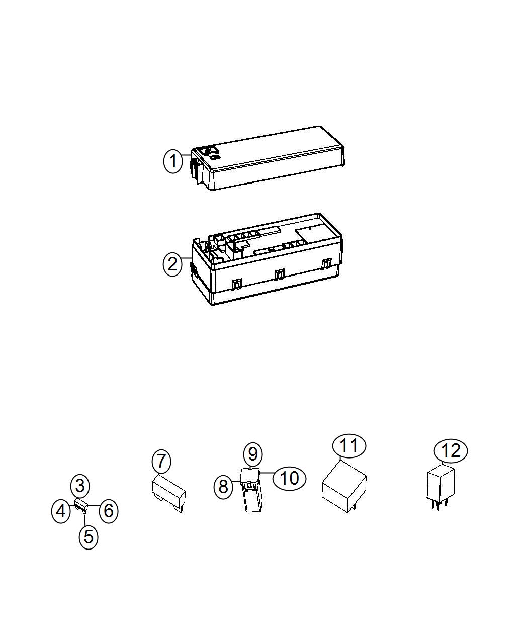 Power Distribution Center. Diagram