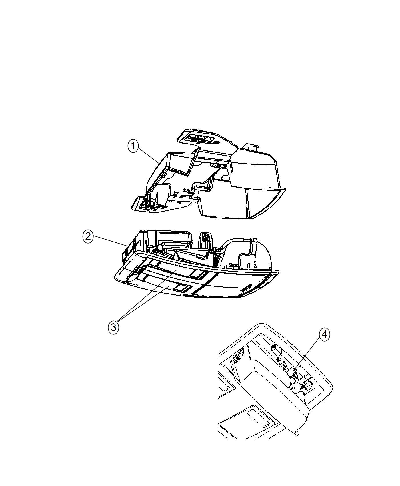 Diagram Overhead Console. for your Chrysler 300  M