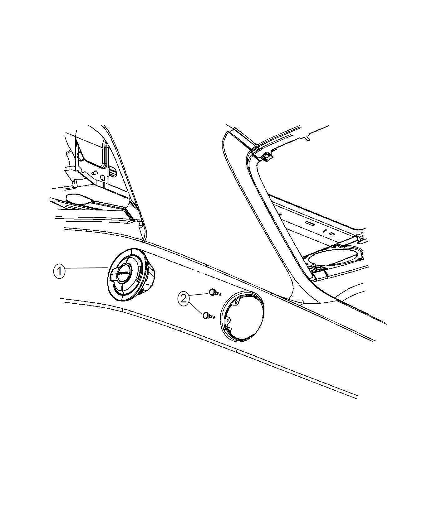 Diagram Fuel Filler Housing and Door. for your Chrysler 300  M