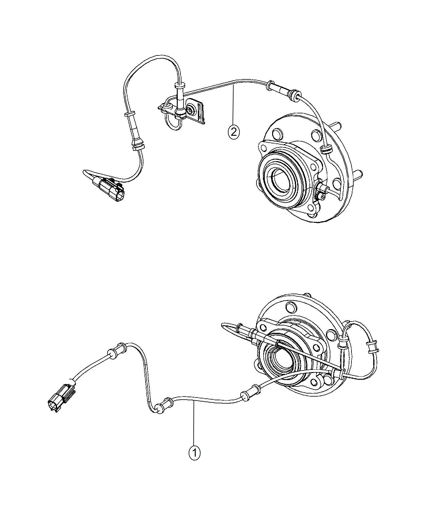 Diagram Sensors, Brakes. for your 2005 Chrysler Sebring   