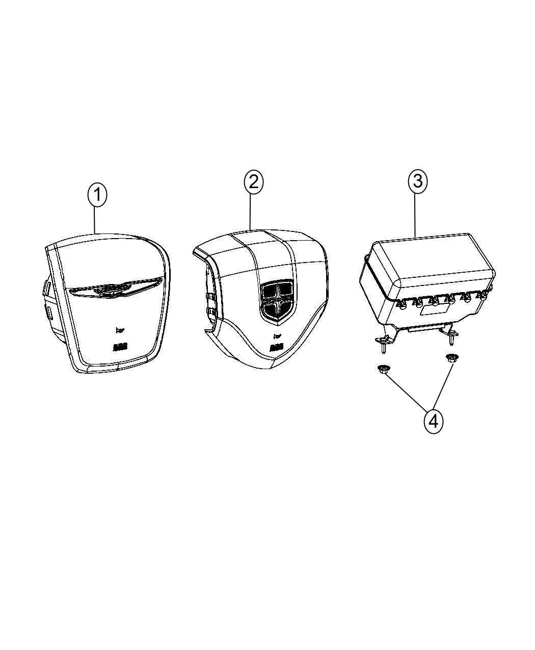 Air Bags Front. Diagram