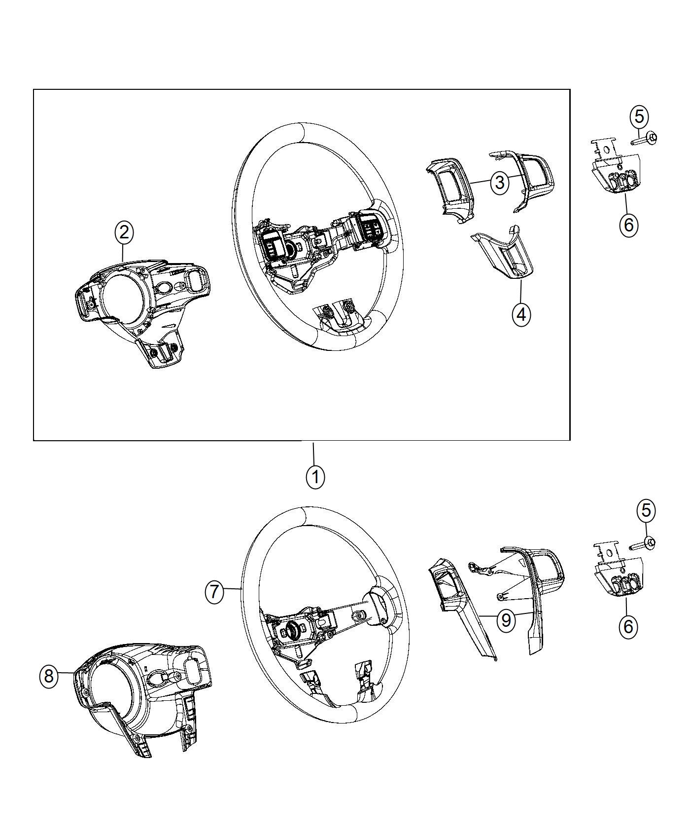 Diagram Steering Wheels. for your Ram