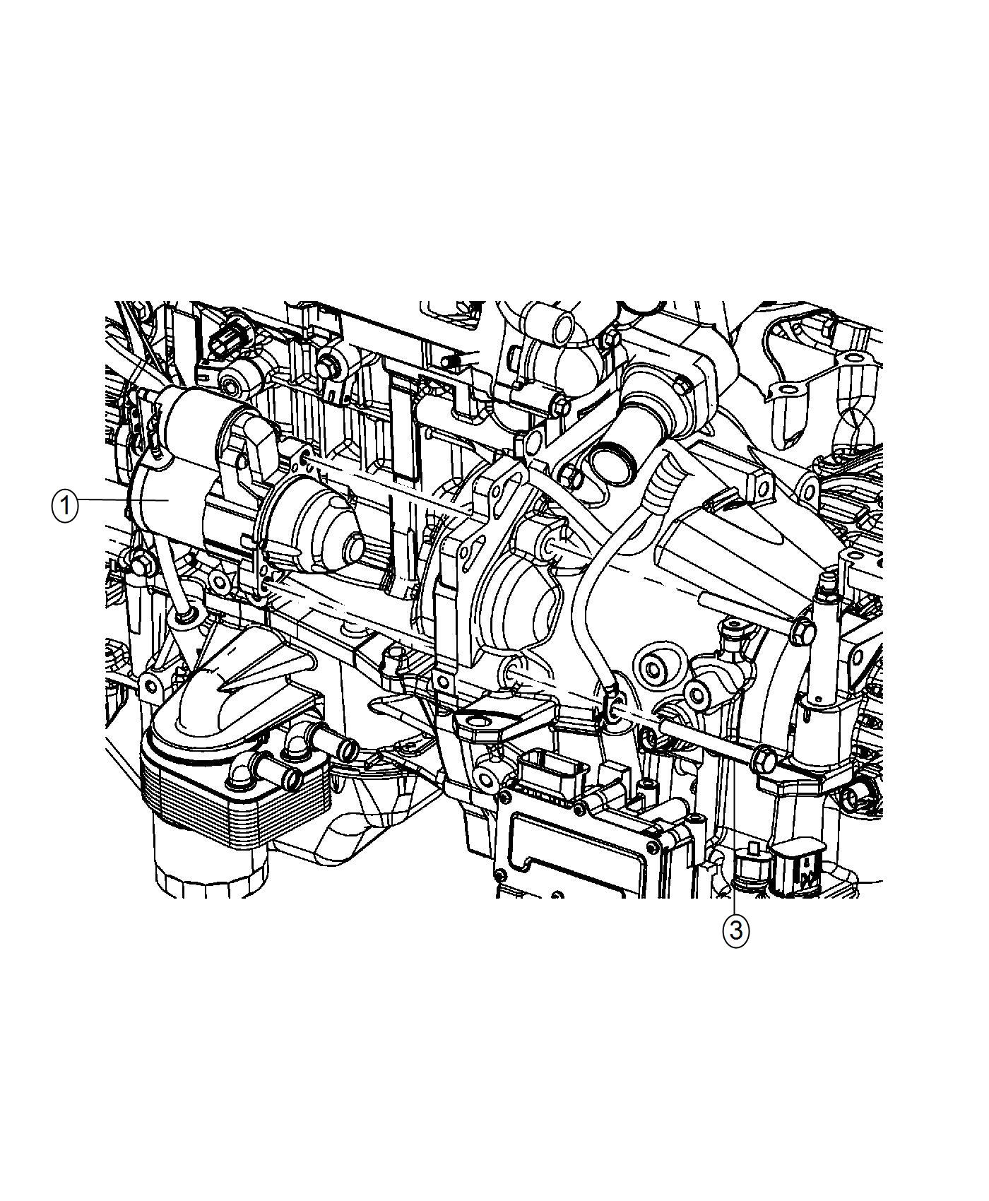 Diagram Starter and Related Parts. for your 2004 Dodge Grand Caravan   