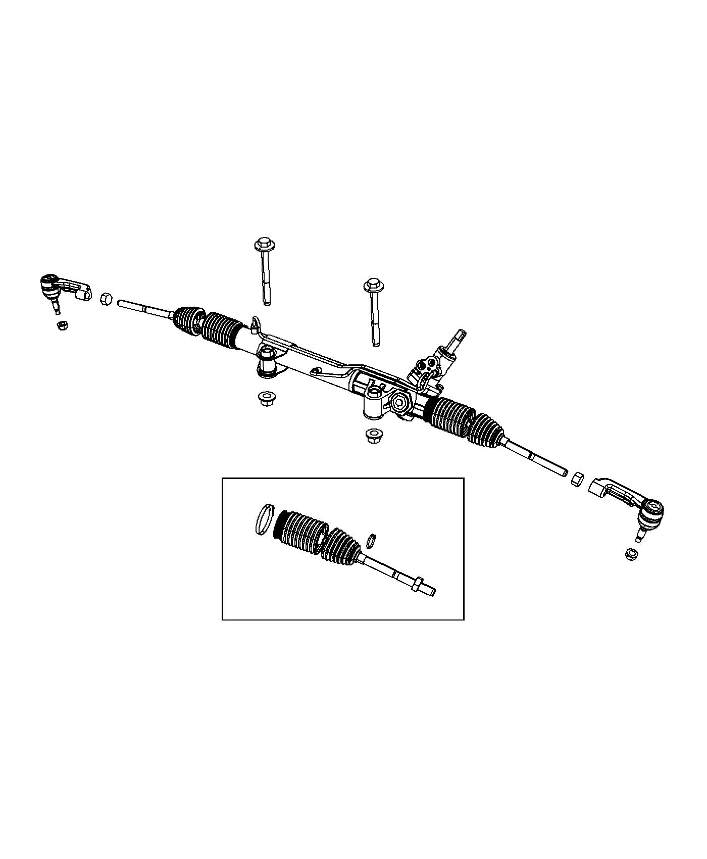 Diagram Gear Rack and Pinion. for your 2011 Dodge NITRO   