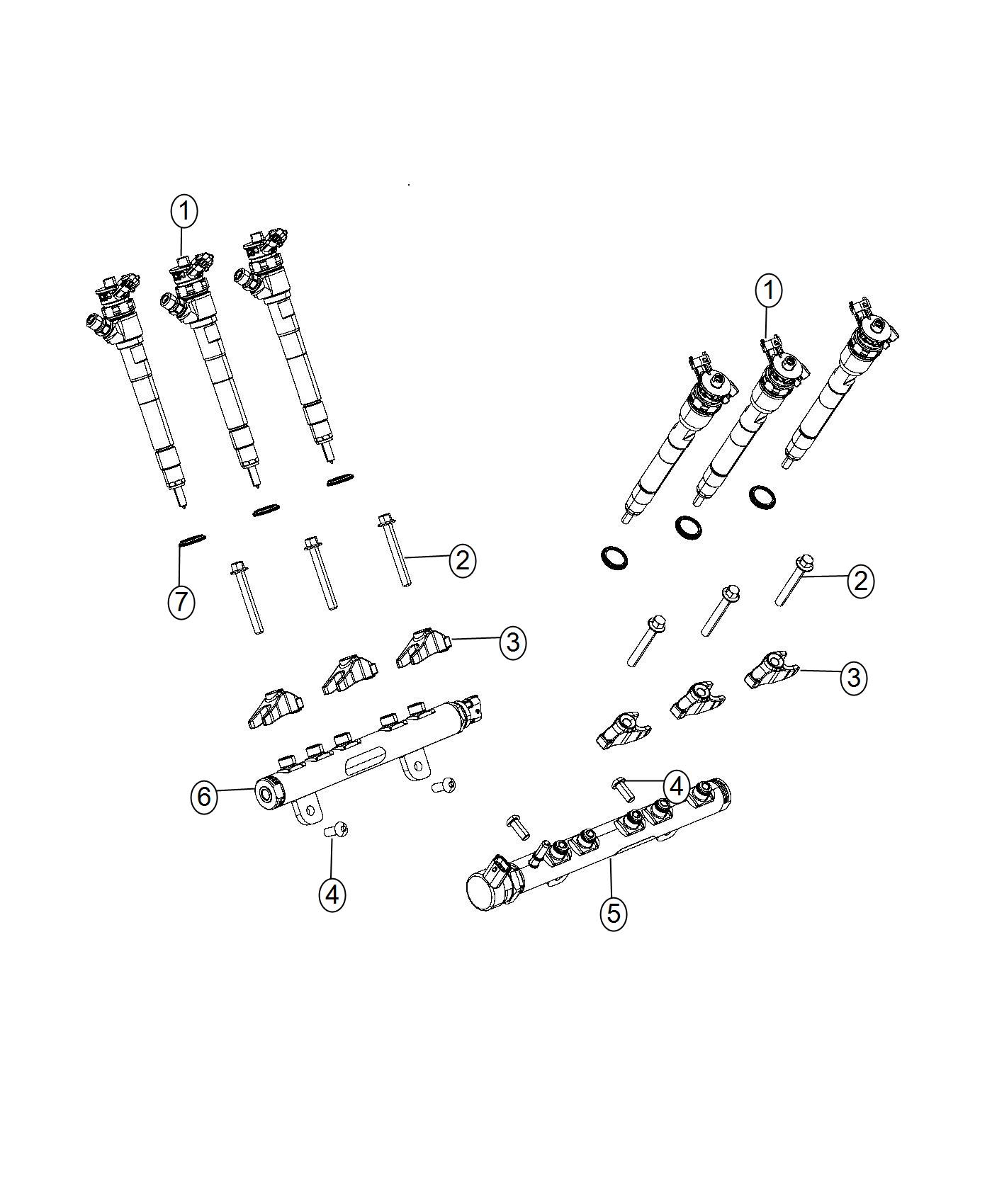 Diagram Fuel Rail. for your 2016 Dodge Charger   