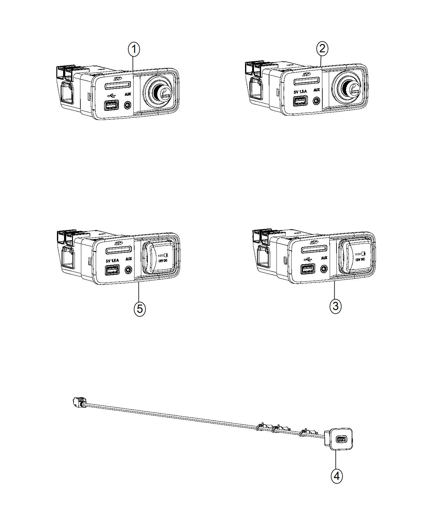 UConnect Media and Charging Centers. Diagram