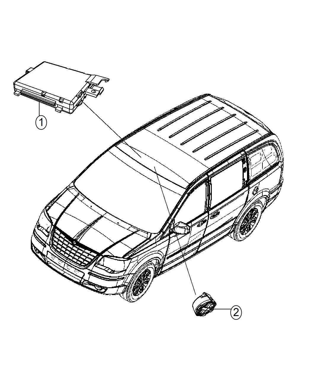 Diagram Modules Overhead. for your Dodge Grand Caravan  