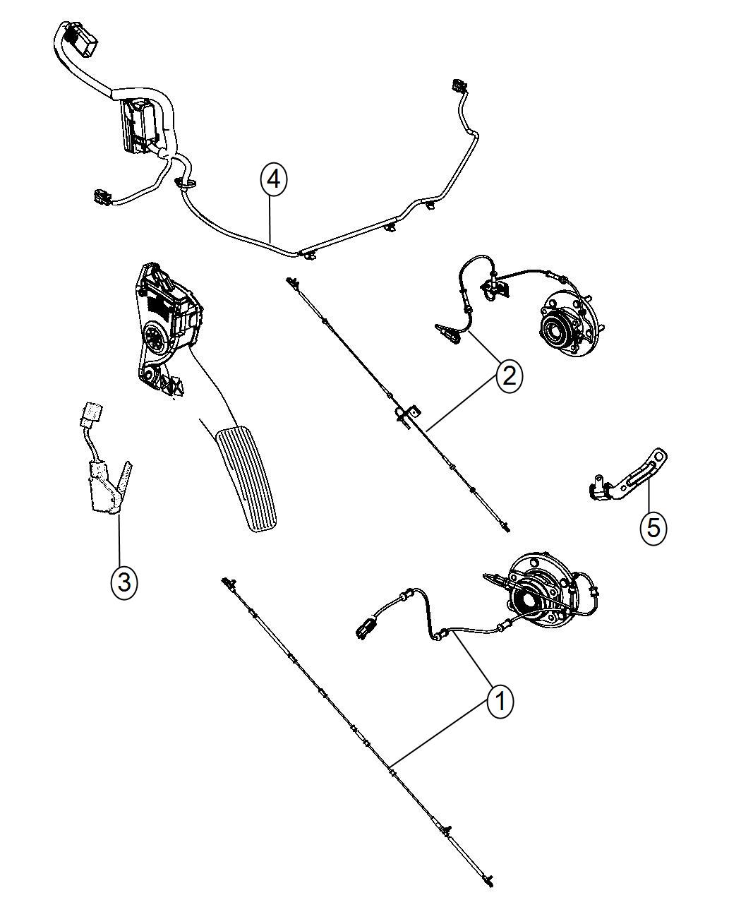 Sensors Brakes. Diagram