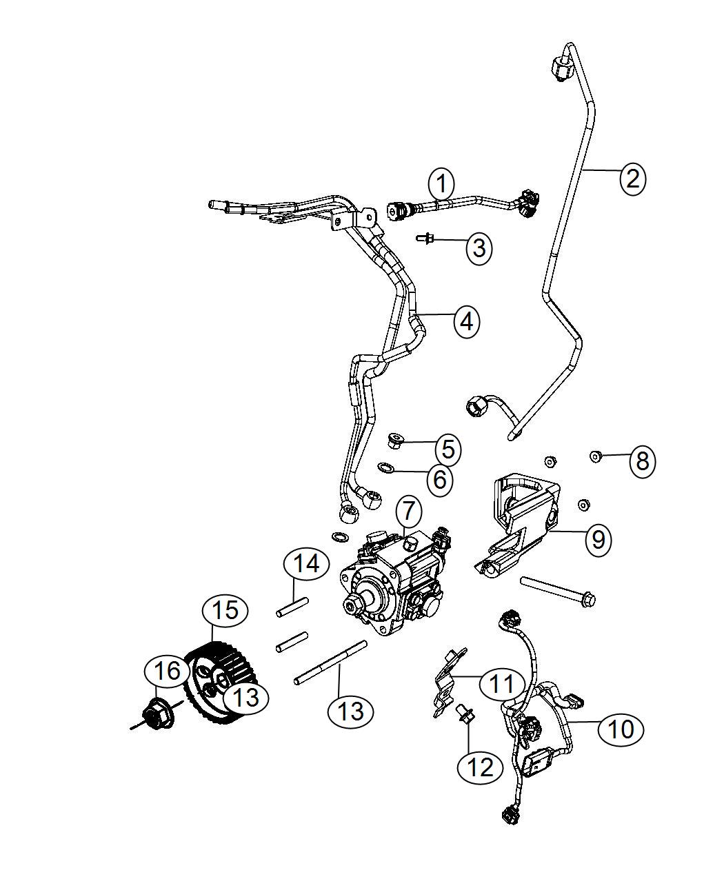 Fuel Injection Pump. Diagram