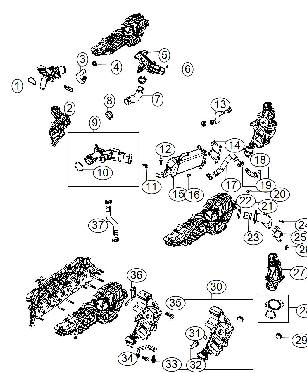 Diagram EGR System. for your 2009 Chrysler 300   