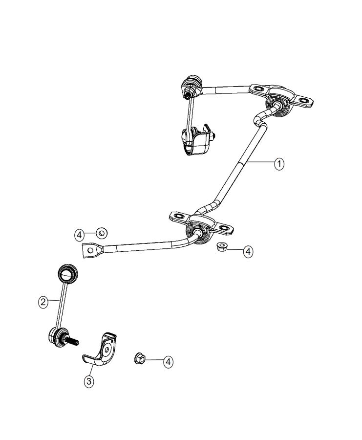 Diagram Stablizer Bar, Rear. for your Chrysler 300  M