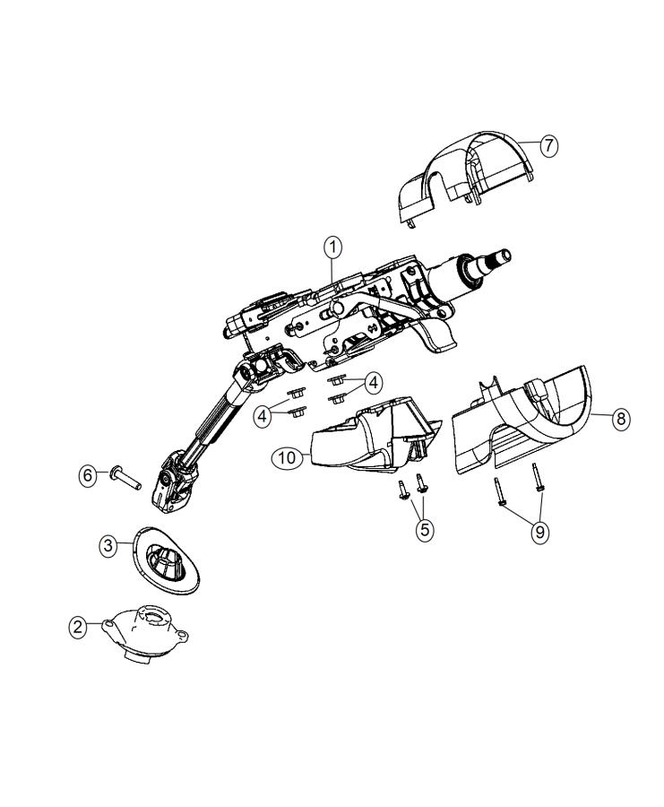 Diagram Steering Column. for your 1999 Chrysler 300  M 