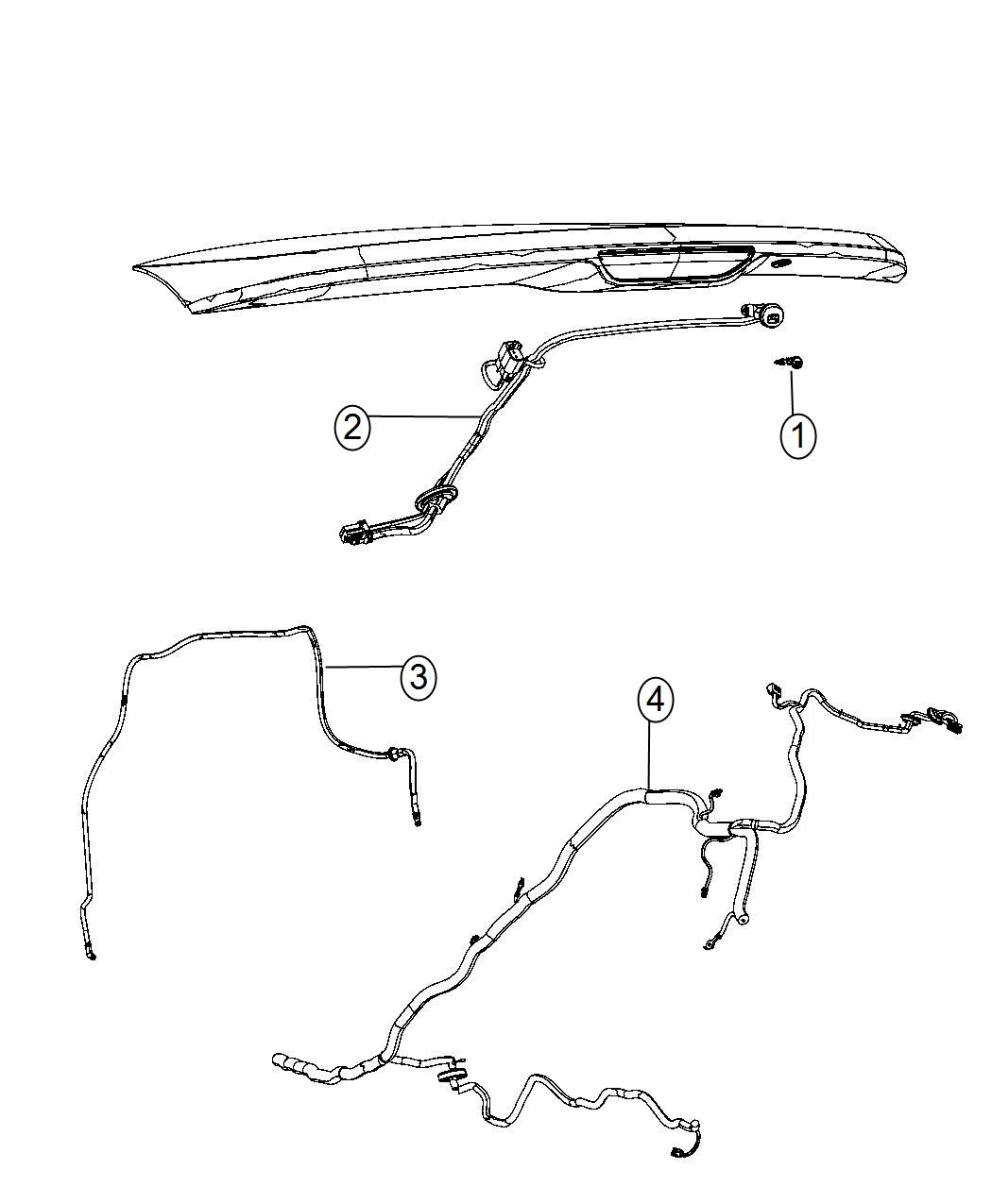 Diagram Rear Washer System. for your Dodge